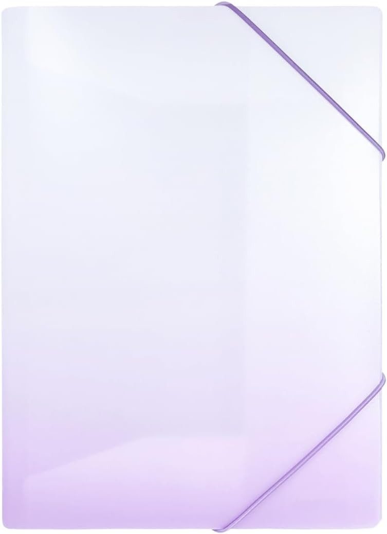 Aktenordner Idena Sammelmappe PP Color Edition DIN A4 weiß/lila