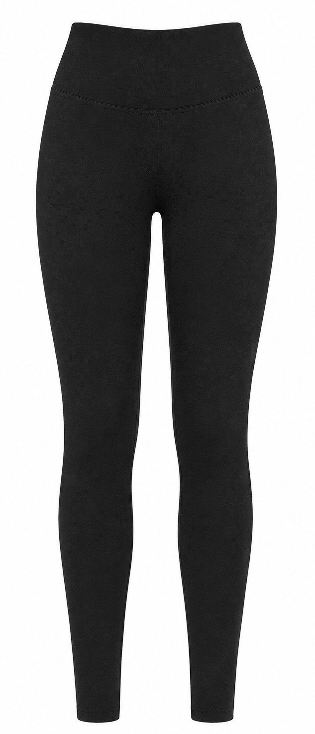 Bas Bleu Leggings mit höherem Bund und schlichter Optik
