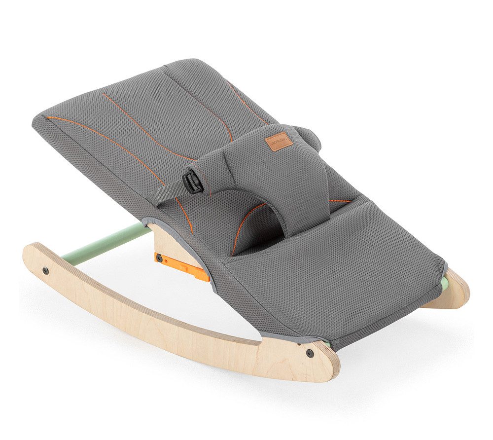 MamaToyz Wippe Babywippe Wavy (1-tlg) EN71 zertifiziert, Traglast bis 9KG, LxBxH 64x36x33cm