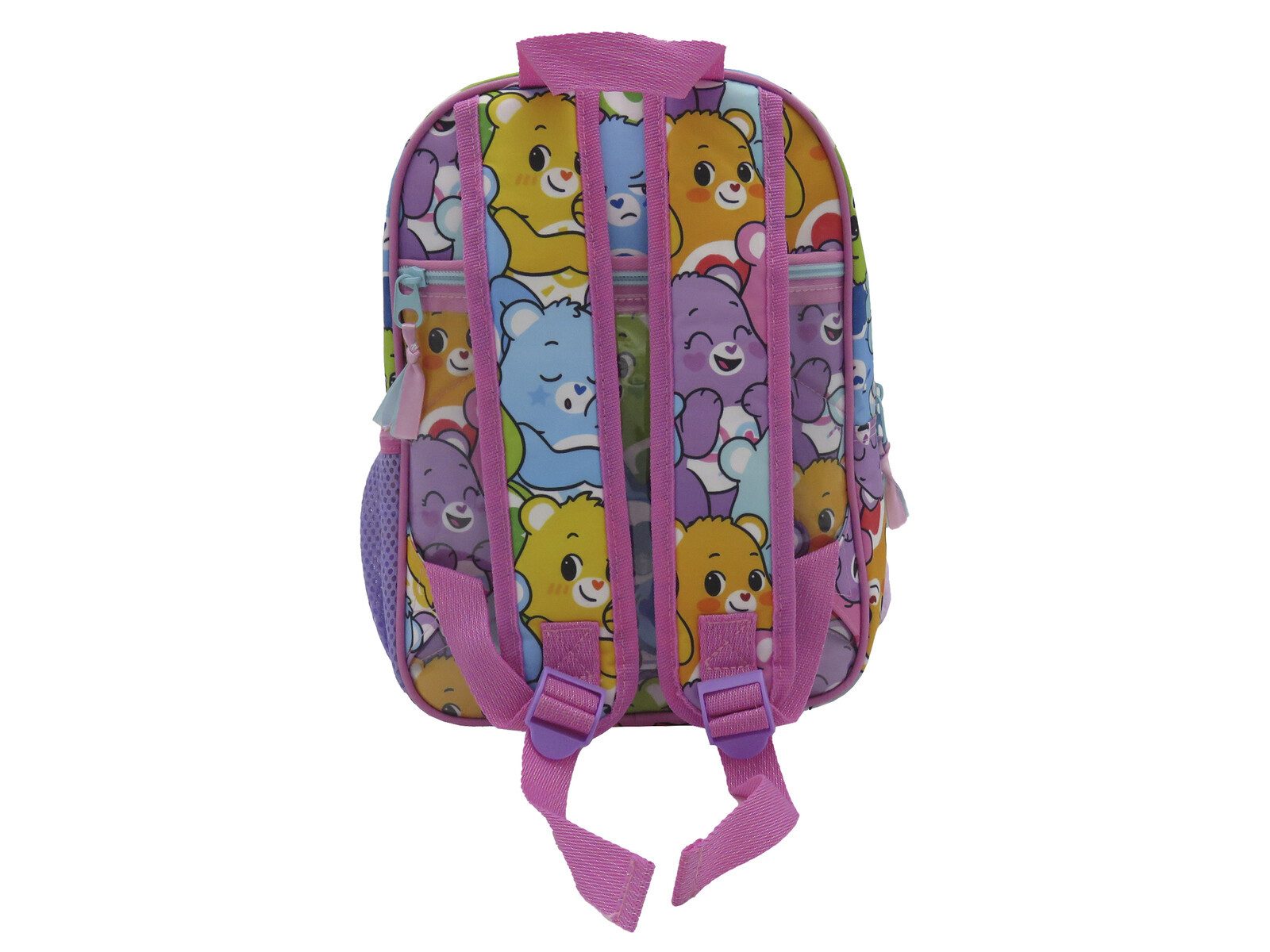 Glücksbärchis Kinderrucksack Kindergartenrucksack mit Fronttasche Hauptfach und Seitennetz