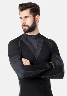 Ladeheid Funktionsunterhemd Herren Funktionsunterwäsche lang Shirt Unterhose Thermoaktiv LAGI003 (Set, mit Funktionsunterhose)