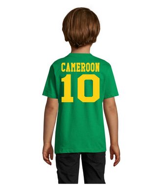 Blondie & Brownie T-Shirt Kinder Kamerun Afrika Cup Sport Trikot Fußball Football Weltmeister WM