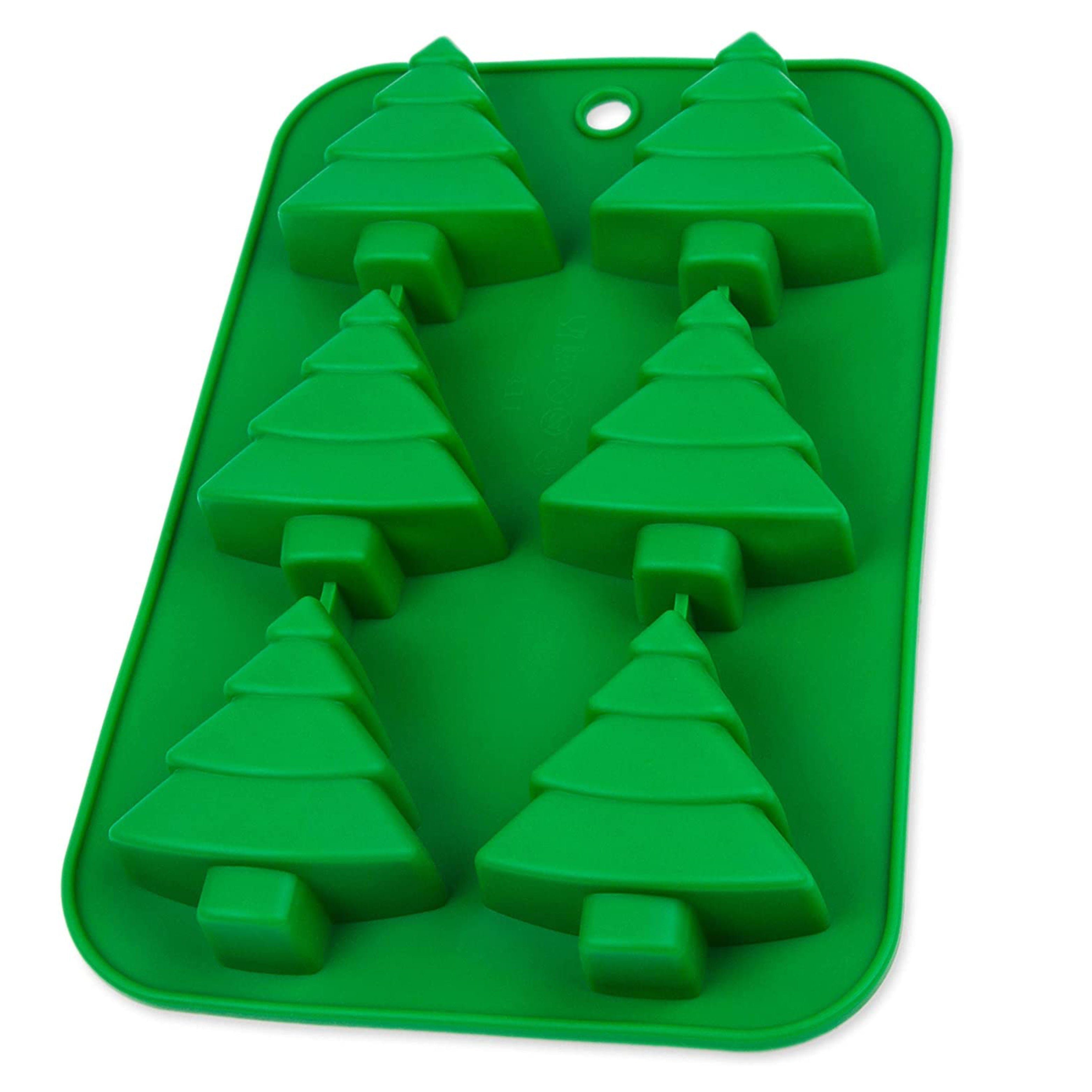 wisefood Silikonform 1-tlg., Silikonform Tanne - grün 26x17.5x2.5cm - 1 Form, (1-tlg)
