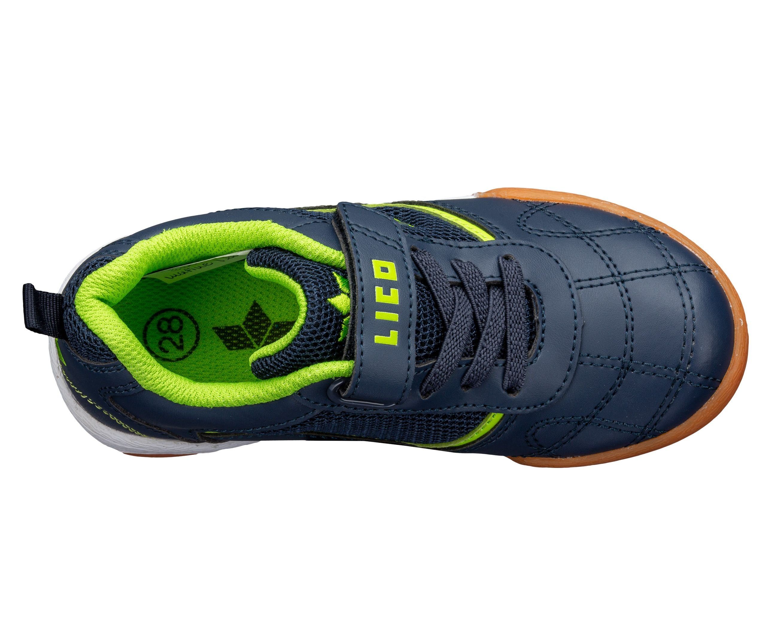 Lico Ben Sportschuh VS marine-lemon Hallenschuh