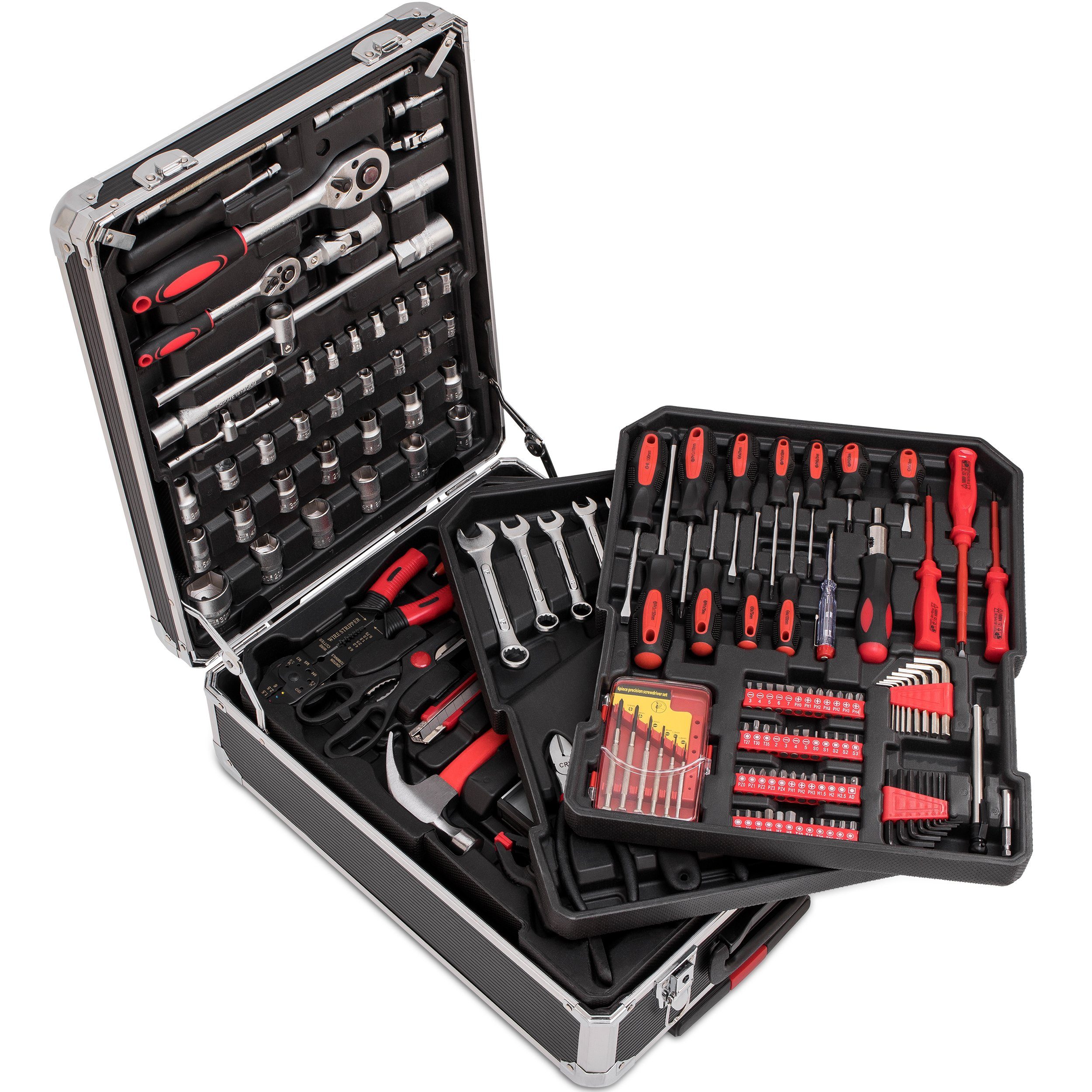 TRESKO Werkzeugset 949 Werkzeugkiste Set Werkzeugkasten, Werkzeugtasche Werkzeug Werkzeugkoffer Werkzeug-Trolley teilig