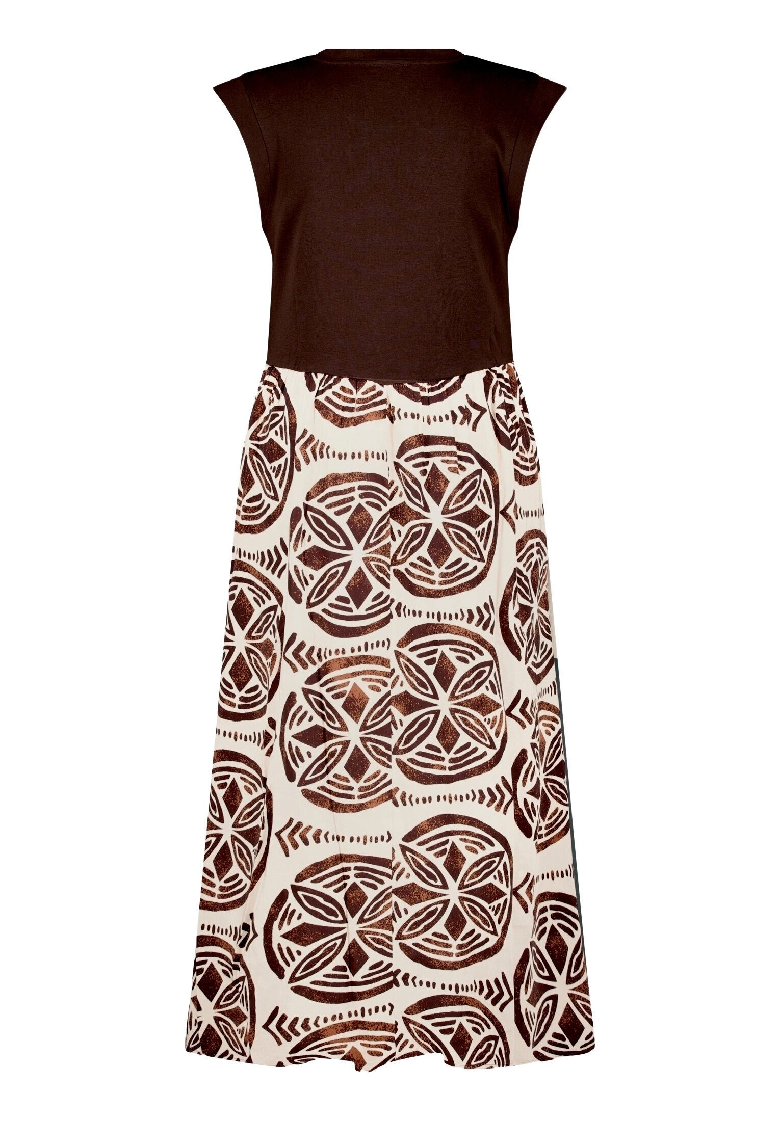 Cartoon Druckkleid Damen mit Eingrifftaschen