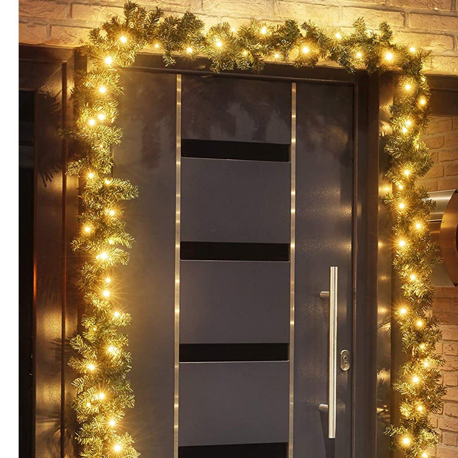 Kunstgirlande Weihnachtsgirlande 5m Tannengirlande Girlande LED günstig online kaufen