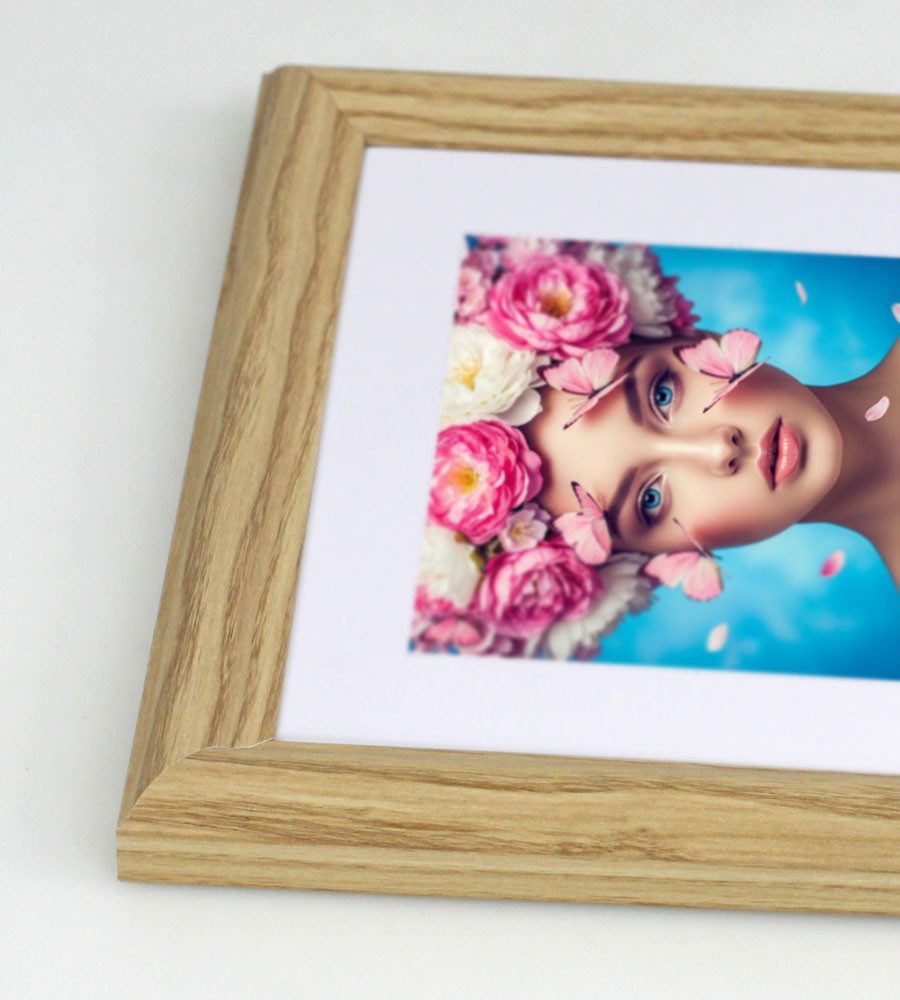 IDEAL TREND Bilderrahmen 3er 5er Set Holzrahmen mit Kunststoffglas Bilderrahmen MDF Rahmen Coll, für 5 Bilder (5 St), MDF Bilderrahmen mit Papiereinleger und Kunststoffglas