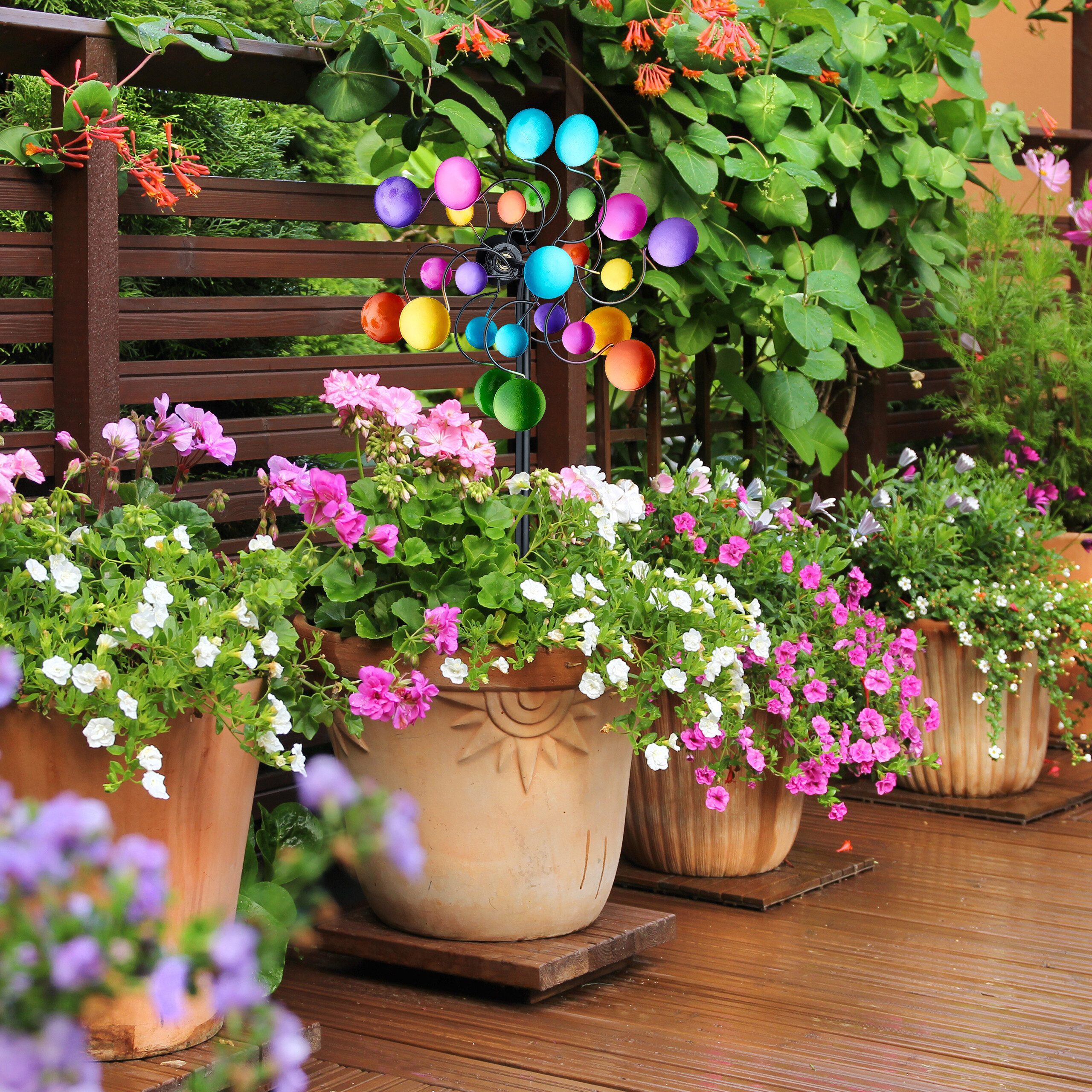 relaxdays Windrad für den Garte (1 St)