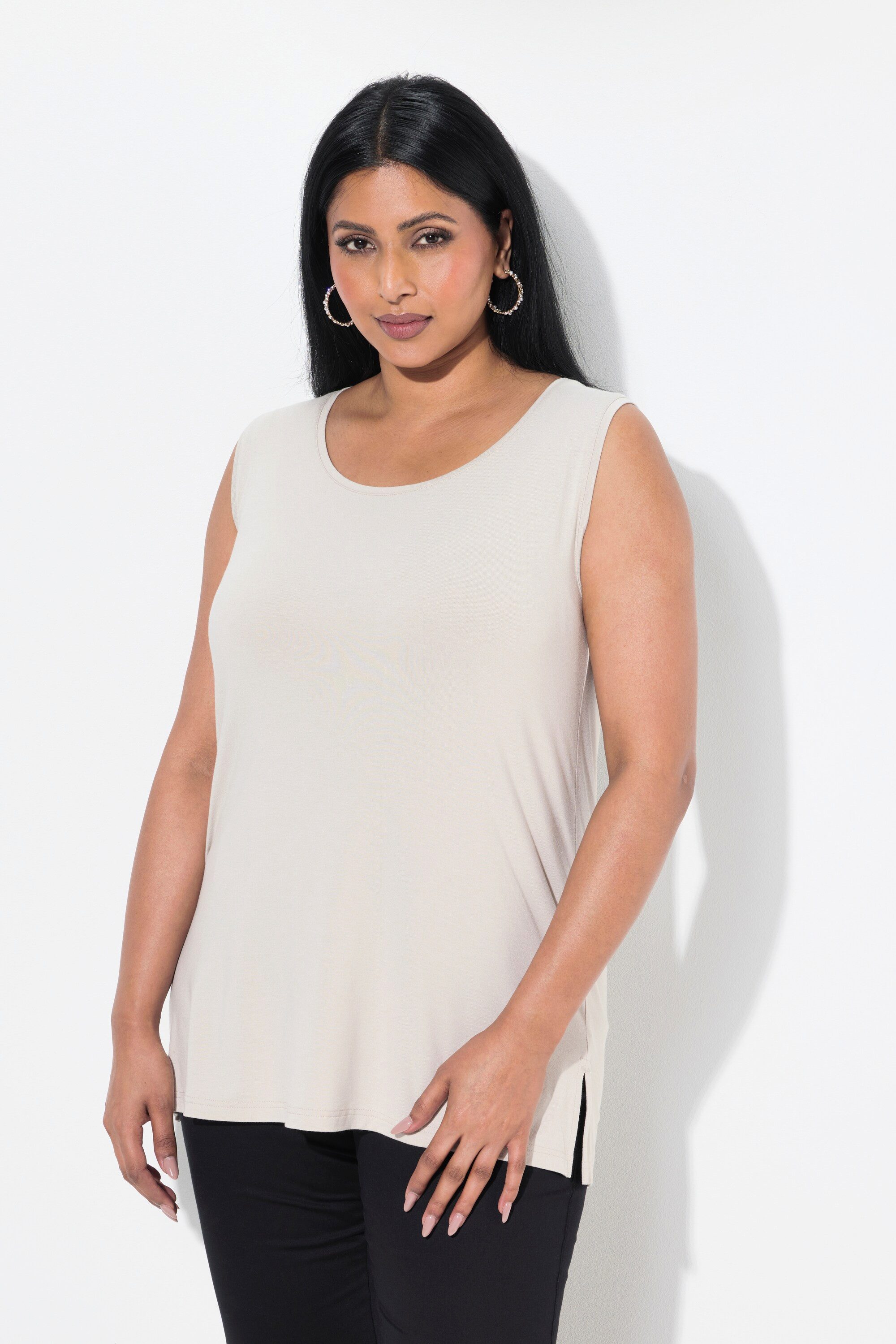 Ulla Popken Longtop Top Rundhals Classic günstig online kaufen