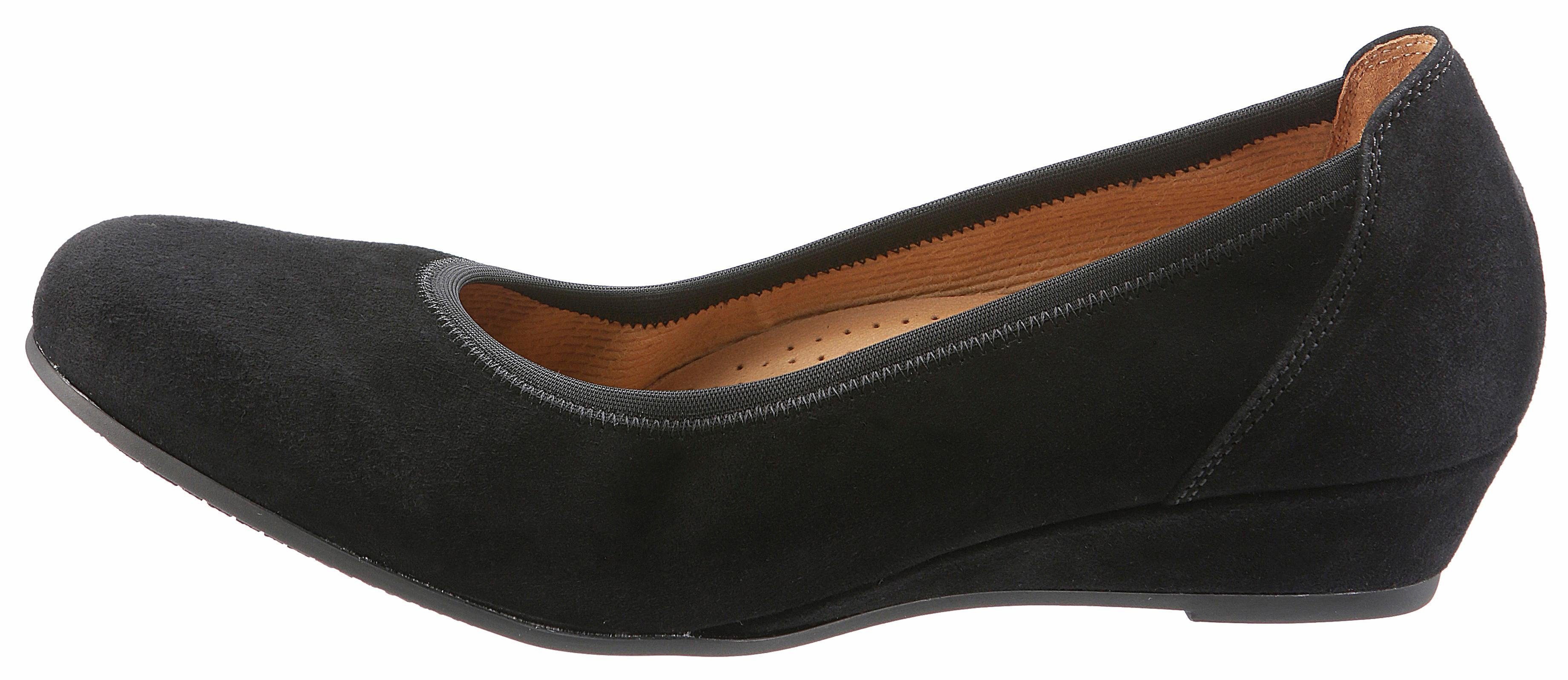 Form KRETA Gabor runder in schwarz Pumps