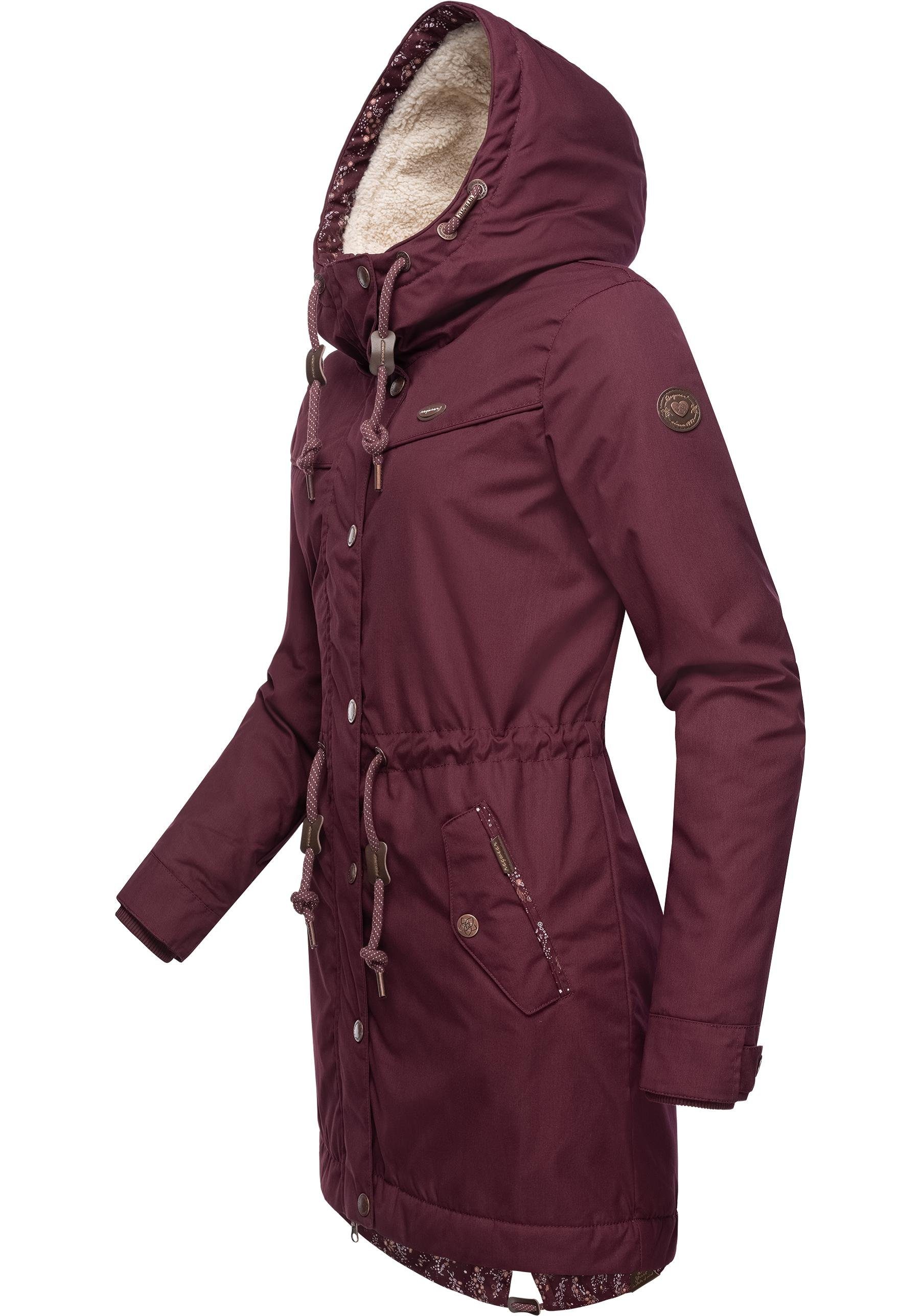 Ragwear Winterjacke YM-Canny stylischer Damen Kurzmantel günstig online kaufen