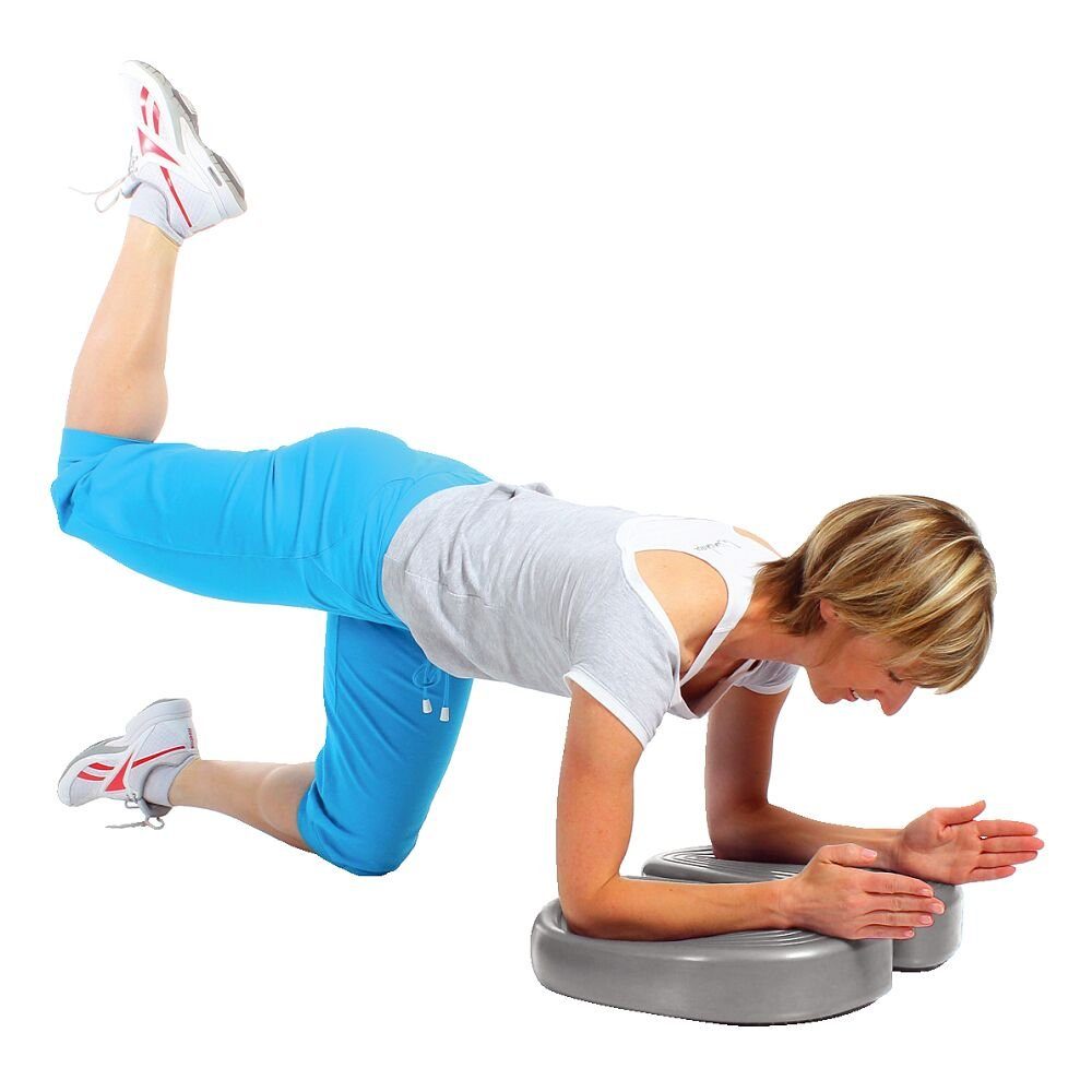 und Therapie Balance-Step Standard Togu Koordinations-Trainingssystem Aero-Step Silber-Grau, Für Rehabilitation Fitness, Pro,