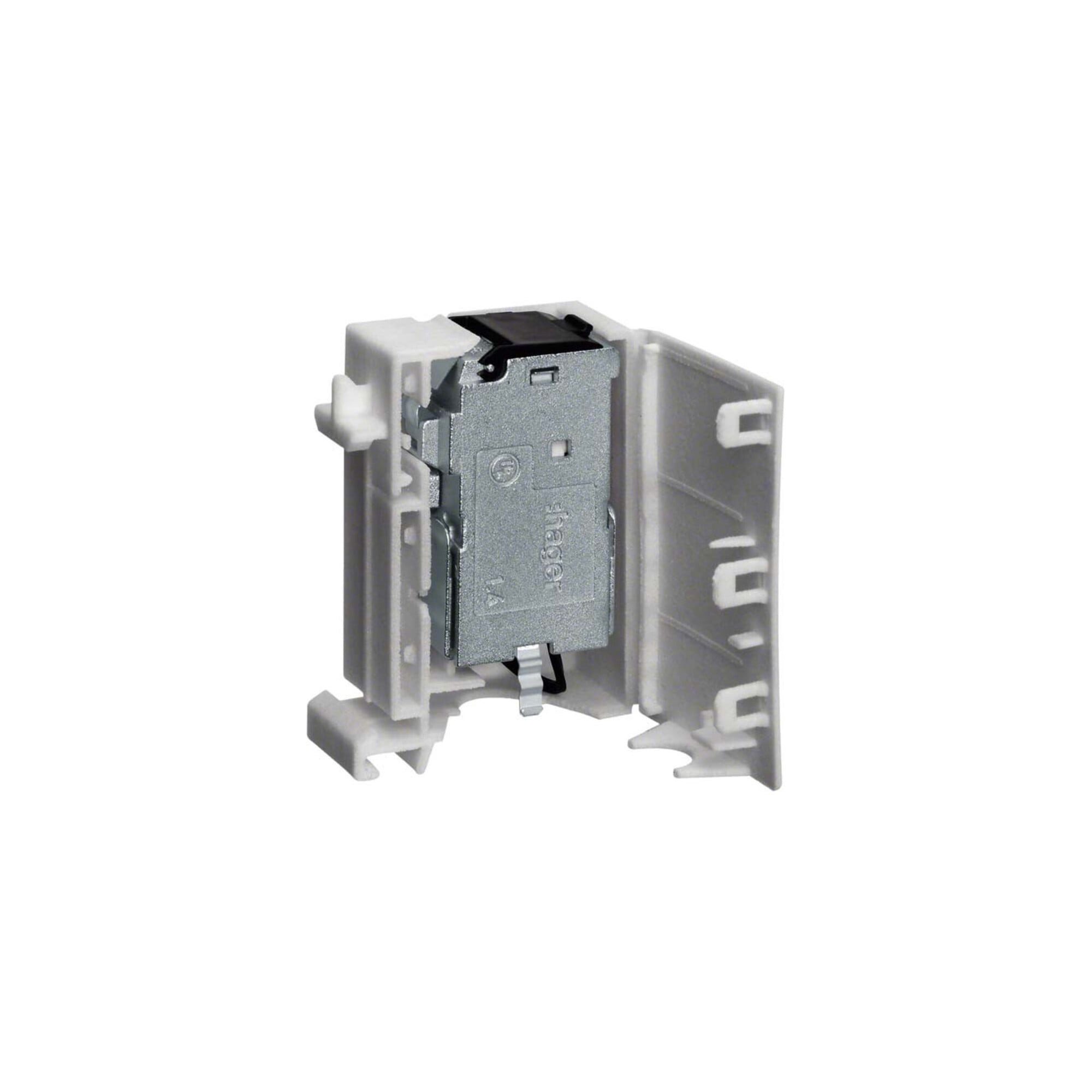 Hager Montageklemme Hager RJ45-Buchse f. Hutschiene,IP2X ZZ45ZPH6