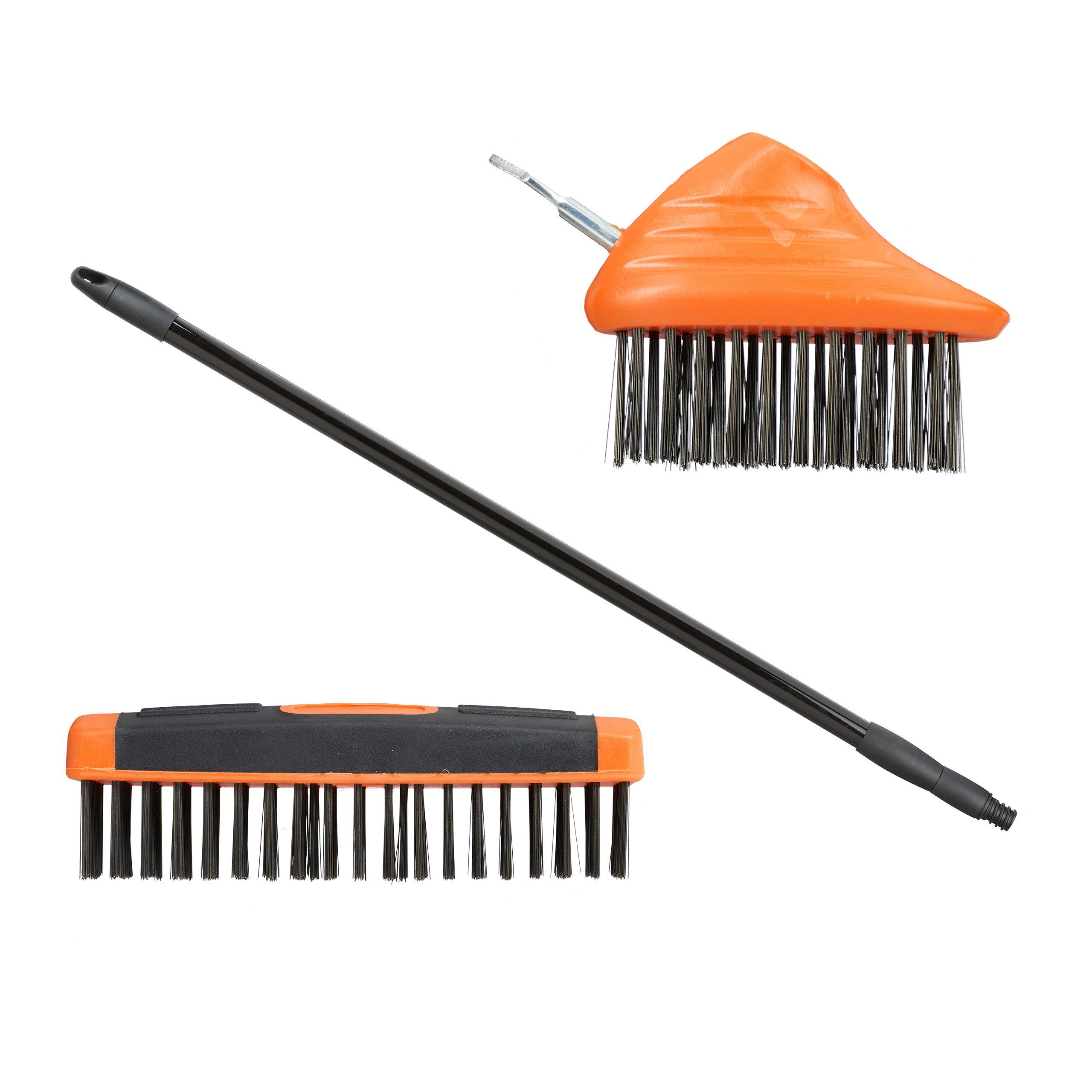 relaxdays Скребок для суглобів Fugenbürste Set mit Teleskopstiel