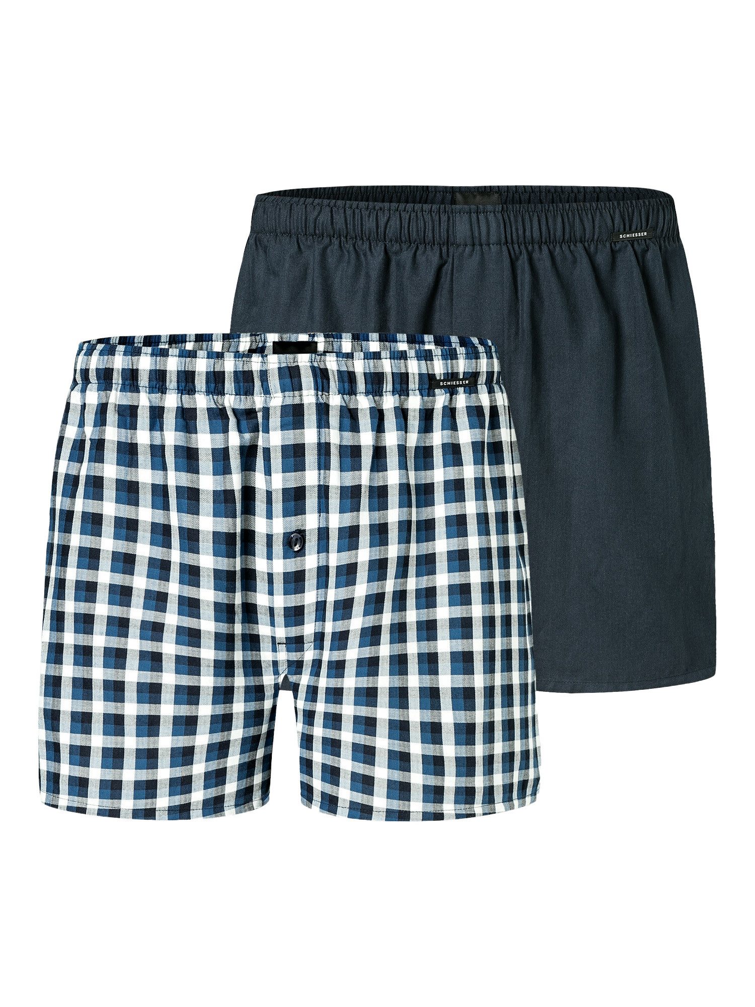 Schiesser Boxer Web (2-St) unterhose unterwäsche günstig online kaufen