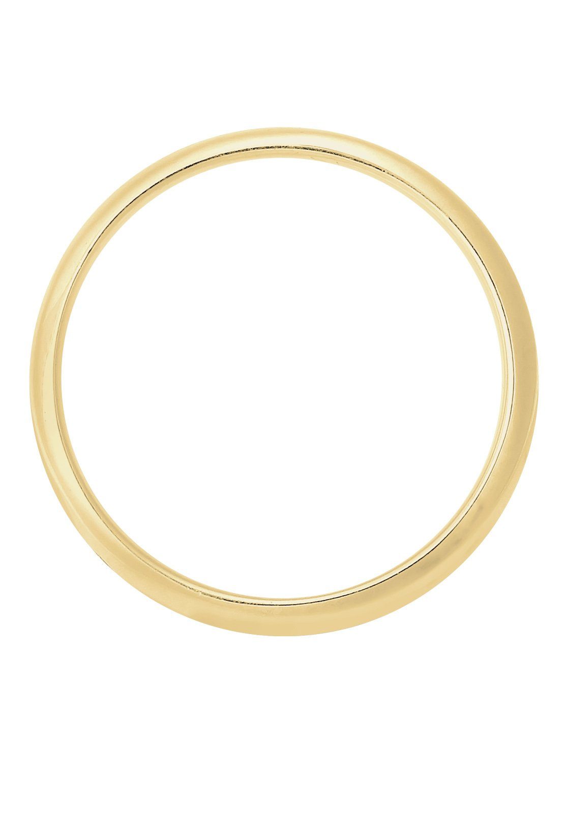 Elli Premium Fingerring Ehering Bandring 375 Gelbgold, Ehering