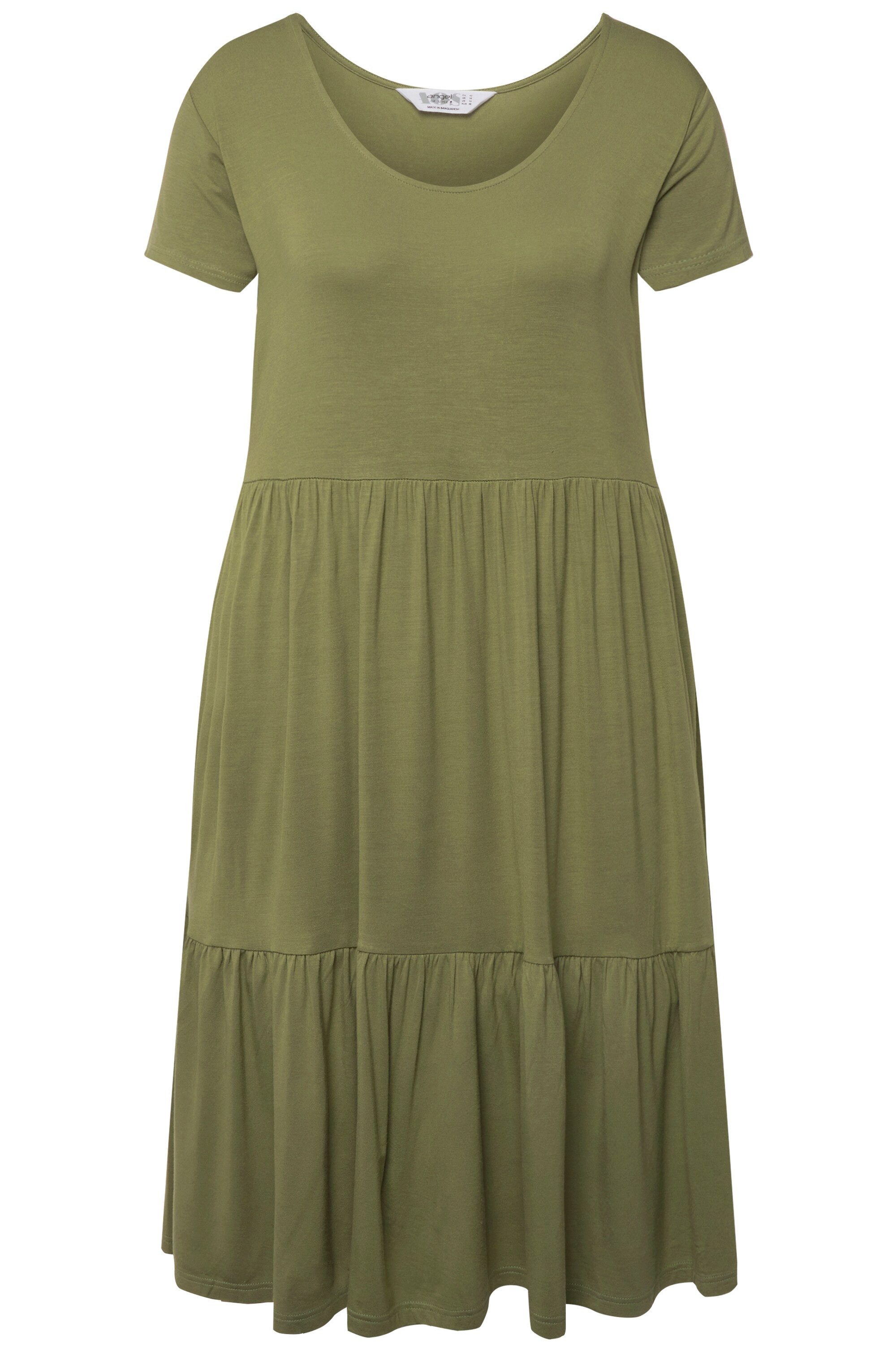 Janet & Joyce Midikleid Jerseykleid Rundhals günstig online kaufen