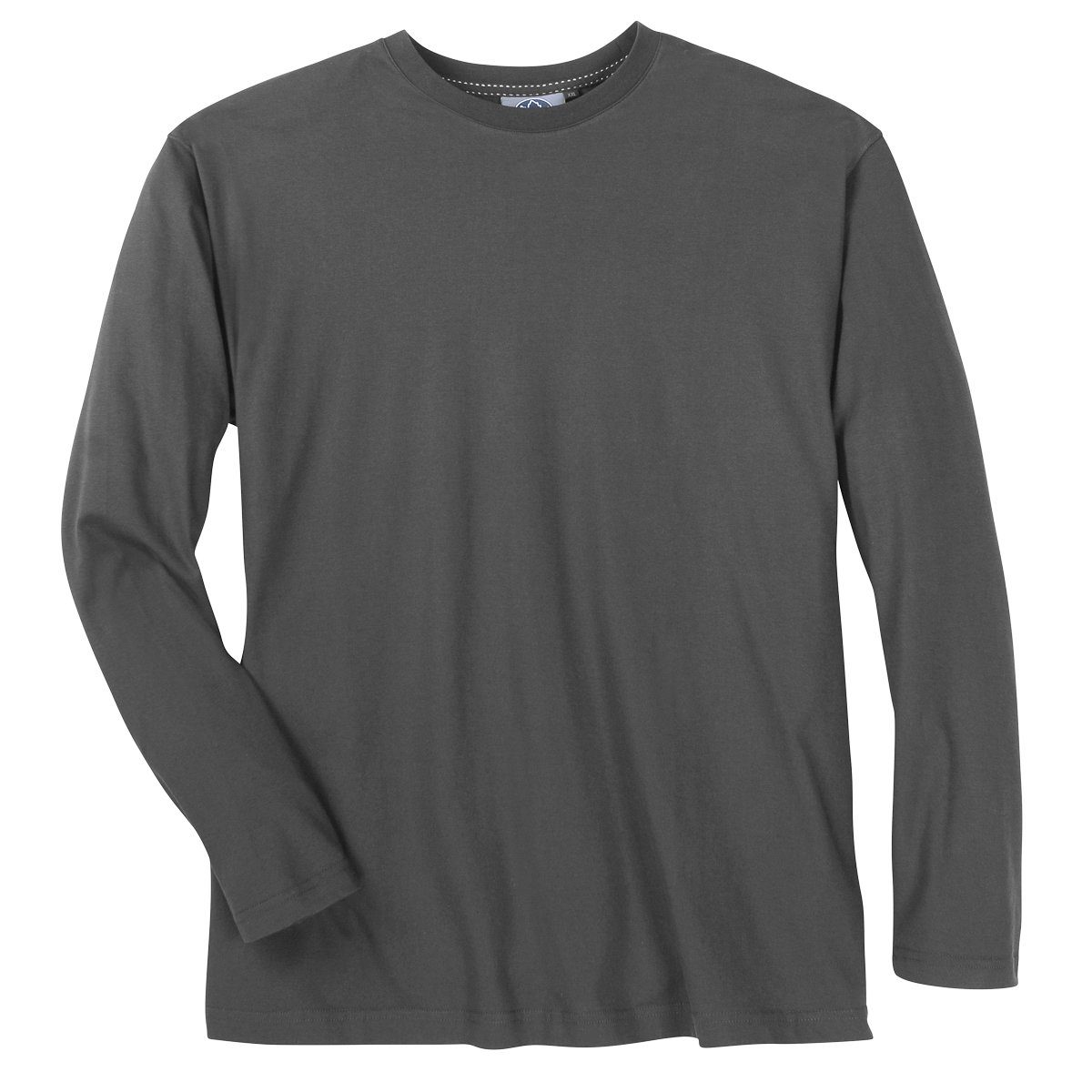 AHORN SPORTSWEAR Langarmshirt Übergrößen Basic Longsleeve Ahorn Sportswear dunkelgrau