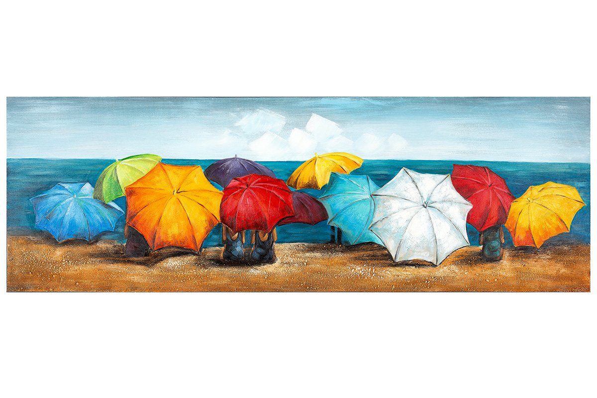 GILDE Bild GILDE Gemälde Rimini - mehrfarbig - H. 50cm x B. 150cm