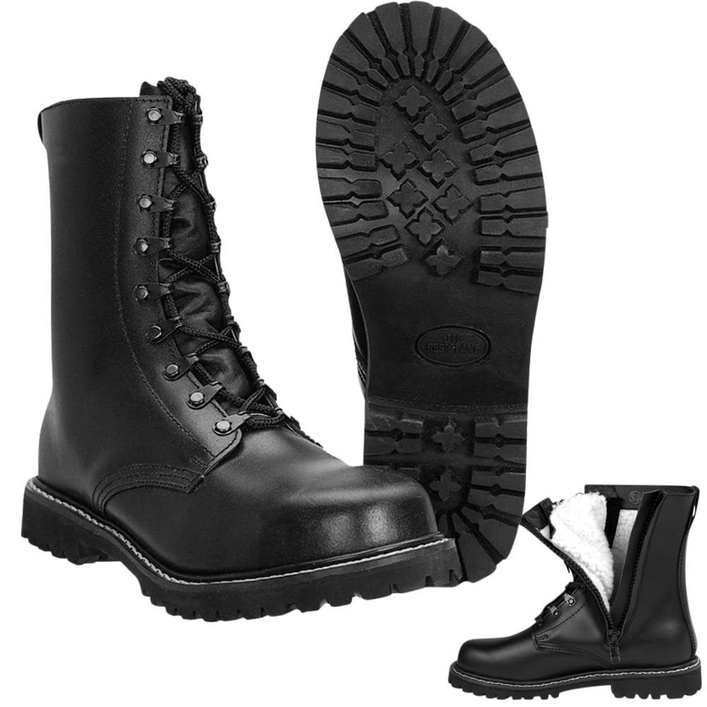 Mil-Tec Bundeswehr Pilotenstiefel mit Innenfutter Stiefel günstig online kaufen