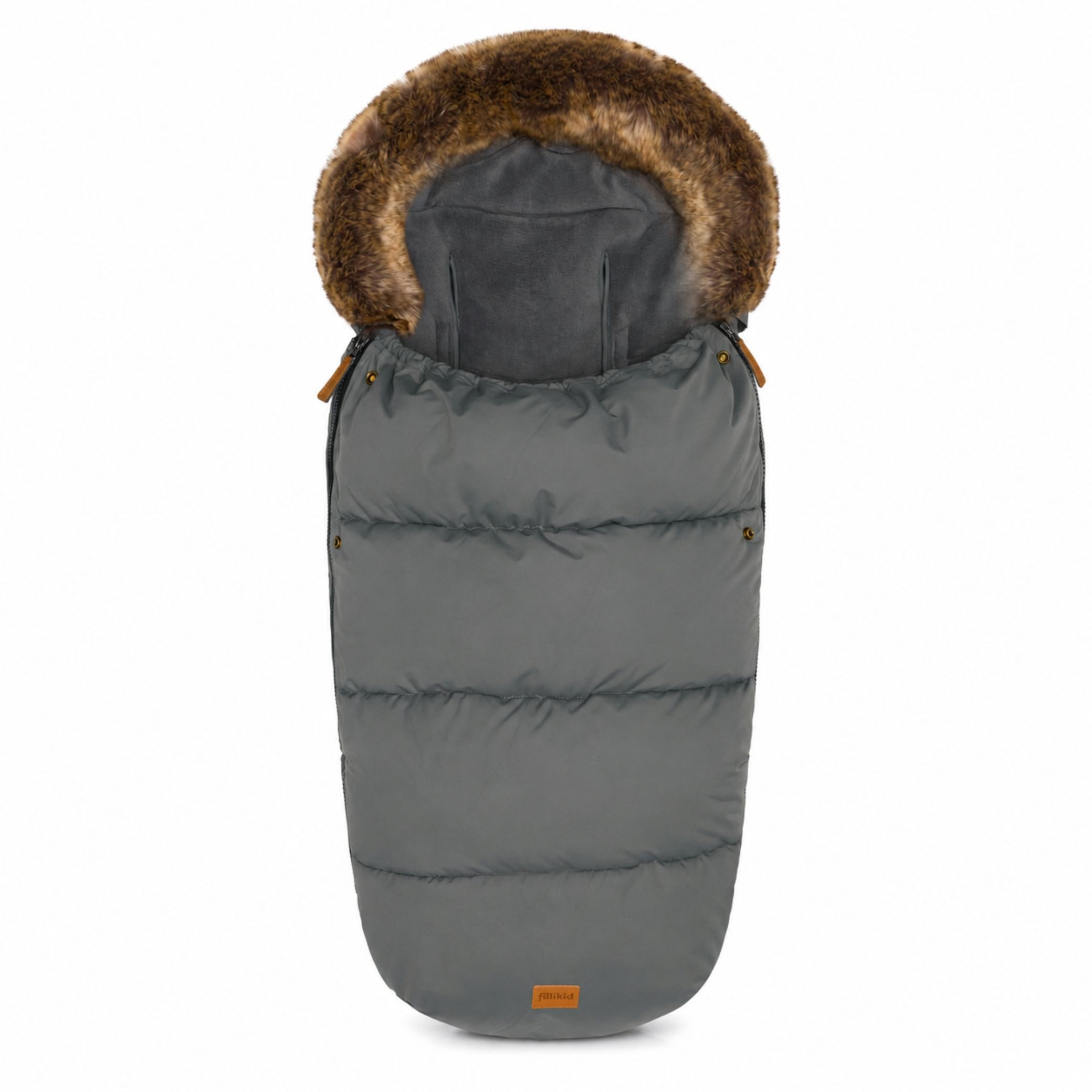 Kinderhaus Blaubaer Fußsack Winterfußsack Manaslu TOP, warmer Winterfußsack waschbar mit Rundum Reißverschluss und