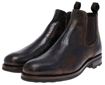 Sendra Boots TOM 12931 Braun Stiefelette Rahmengenäht Herren Chelsea Boots