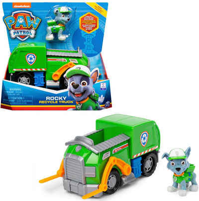 Spin Master Spielzeug-Auto PAW Patrol, Recycling-Fahrzeug mit Rocky-Figur