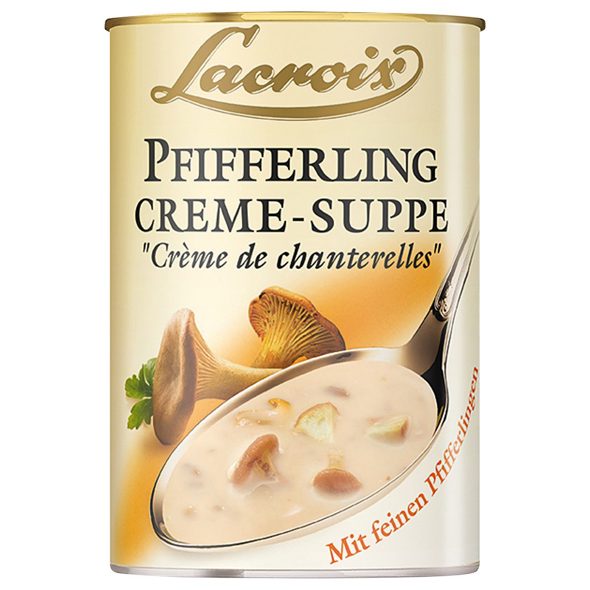 Lacroix Fertiggericht, Lacroix Pfifferling Creme Suppe fein mit Pfifferlingen 400ml