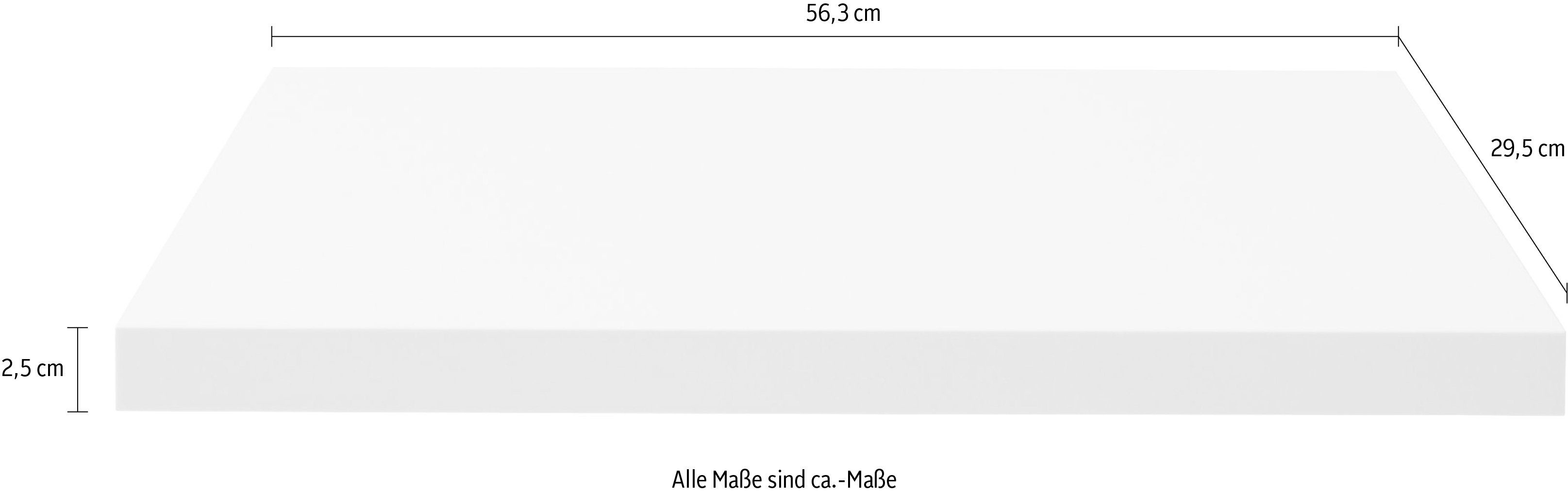 Müller Fachboden Einlegeboden FLAI Fachboden St), FLAI FLA163 (1 LIVING weiß Home-Office unteren SMALL Schrank für