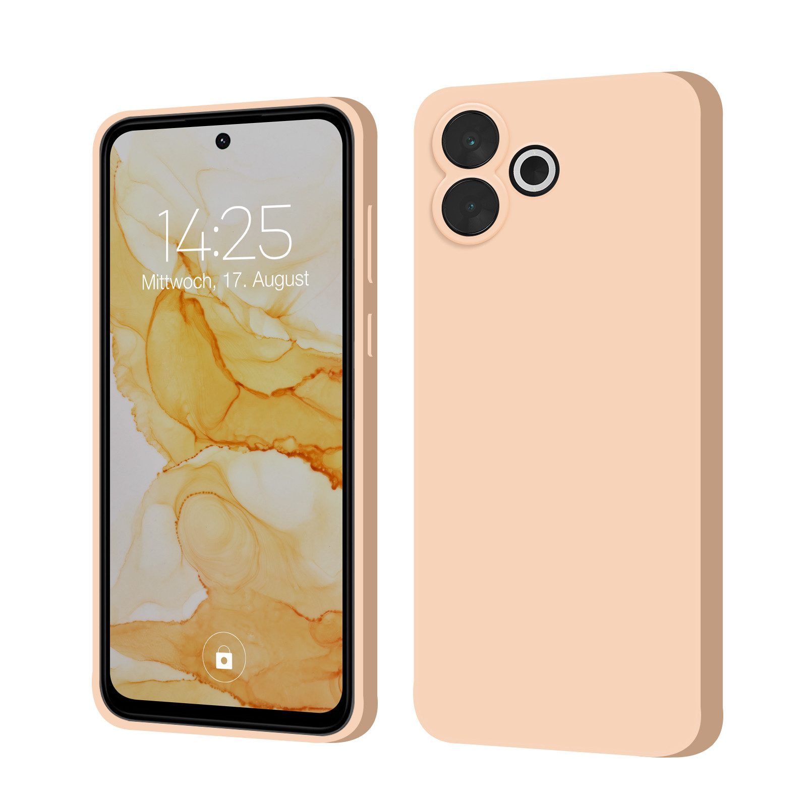 Tec-Expert Handyhülle SoftGrip Cover Hülle für Xiaomi Redmi 13, Handy Case Bumper integrierter Kameraschutz flexibel