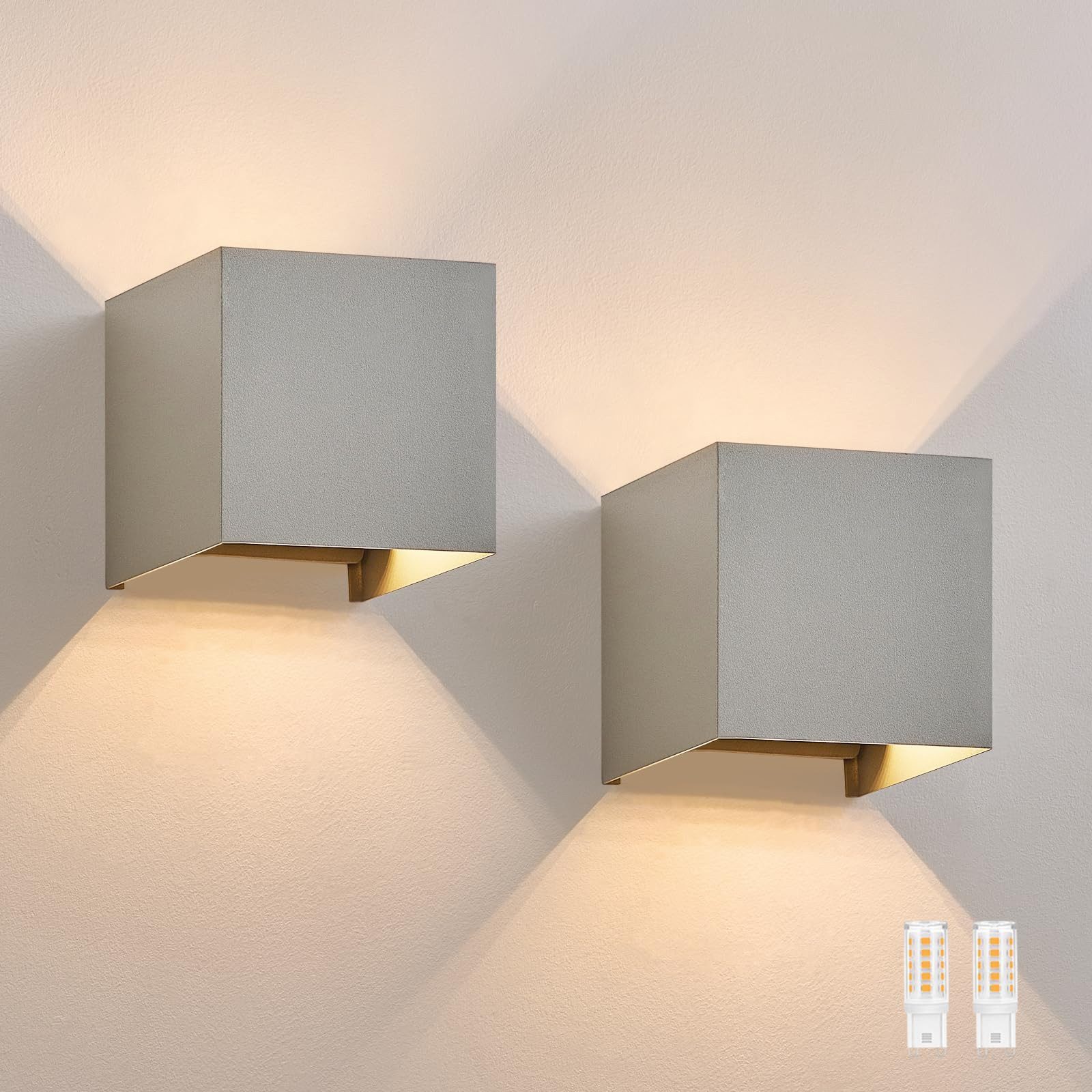 Nettlife LED Wandleuchte innen Modern Up Down Strahl G9, LED fest integrier günstig online kaufen