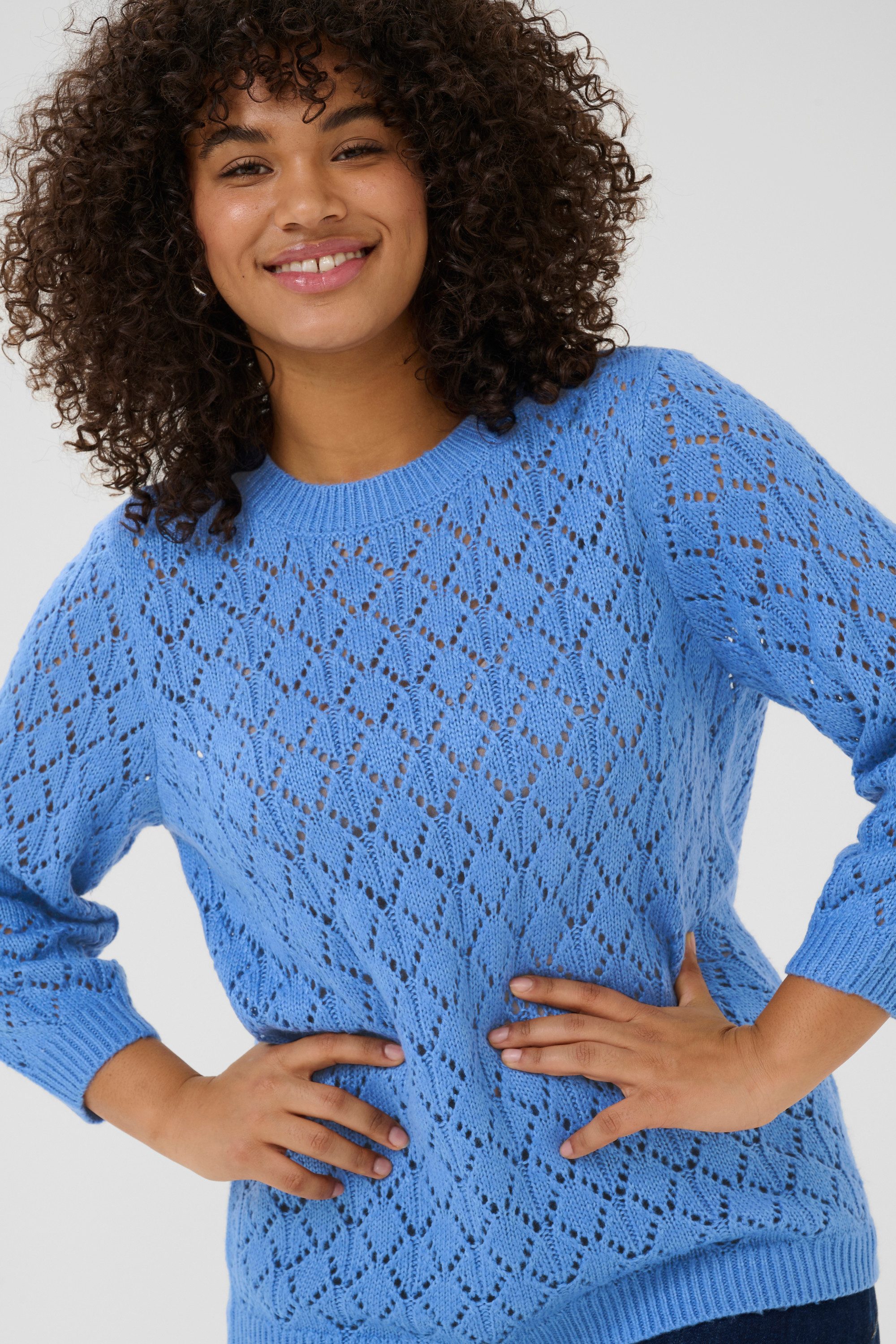 KAFFE Curve Strickpullover Strickpullover KCmika Große Größen