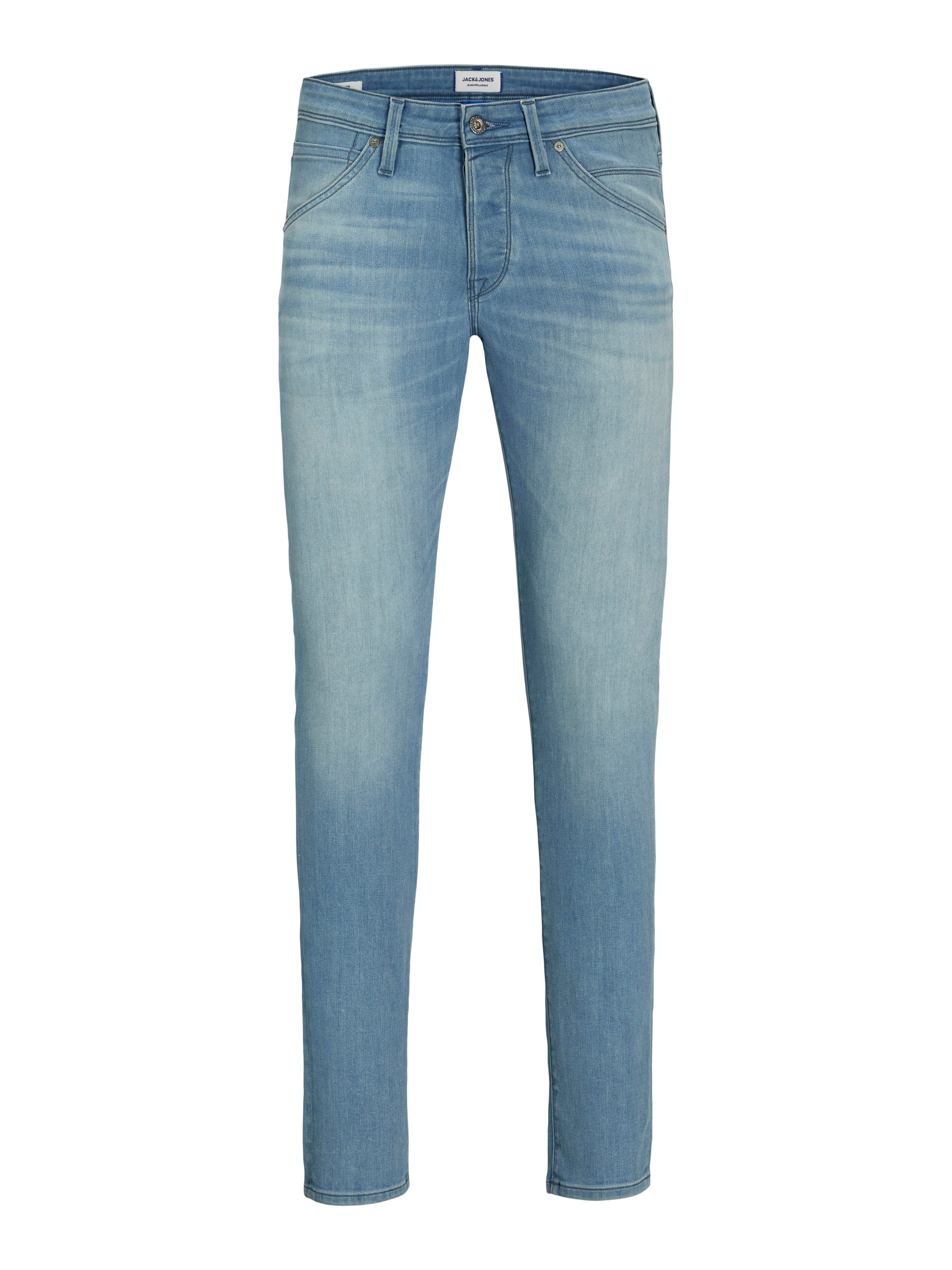 Jack & Jones Slim-fit-Jeans JJIGLENN – Jeans mit Stretch, niedriger Leibhöhe und Taschen Baumwollmischung, slim fit – Bild 5 von 5