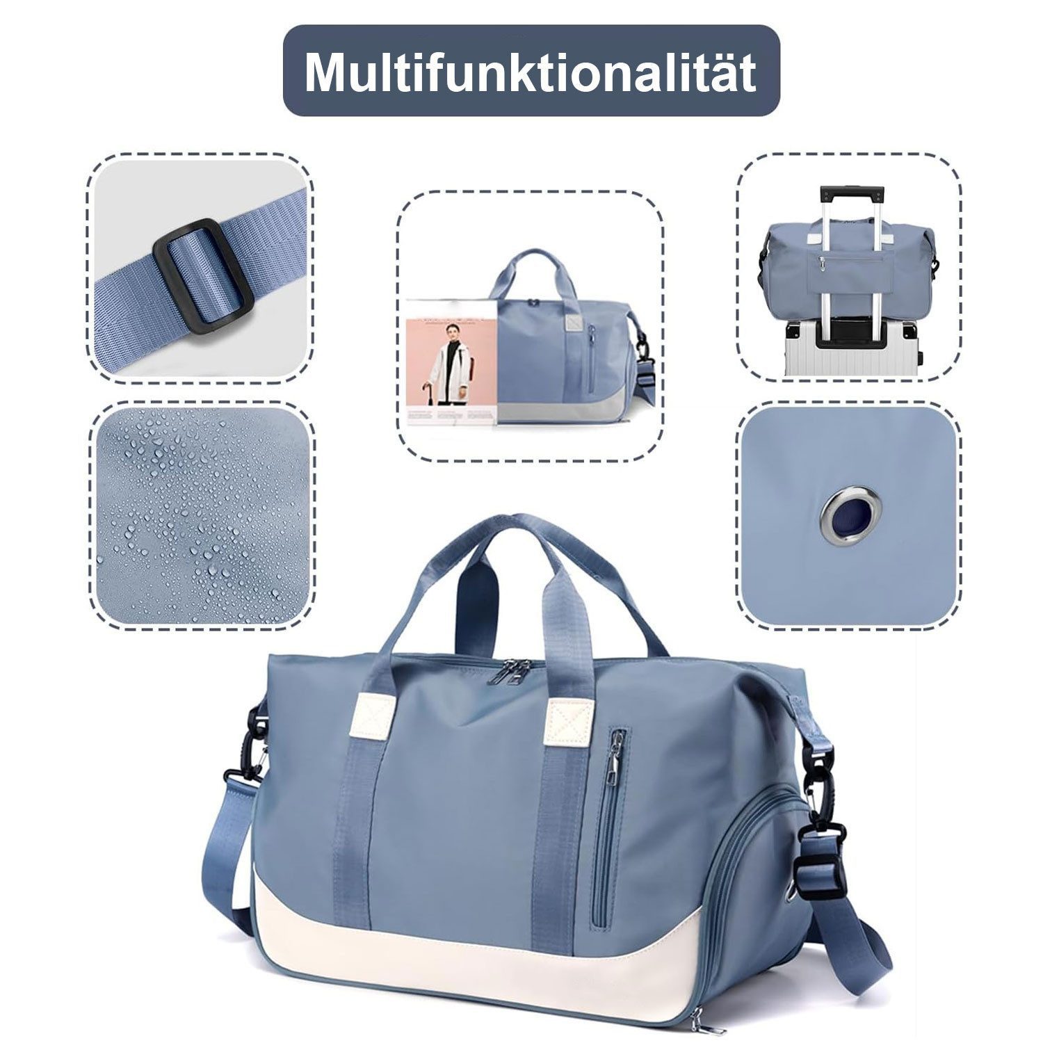 REDOM Reisetasche Sporttasche Trainingstasche Handtasche Schultertasche (Yo günstig online kaufen