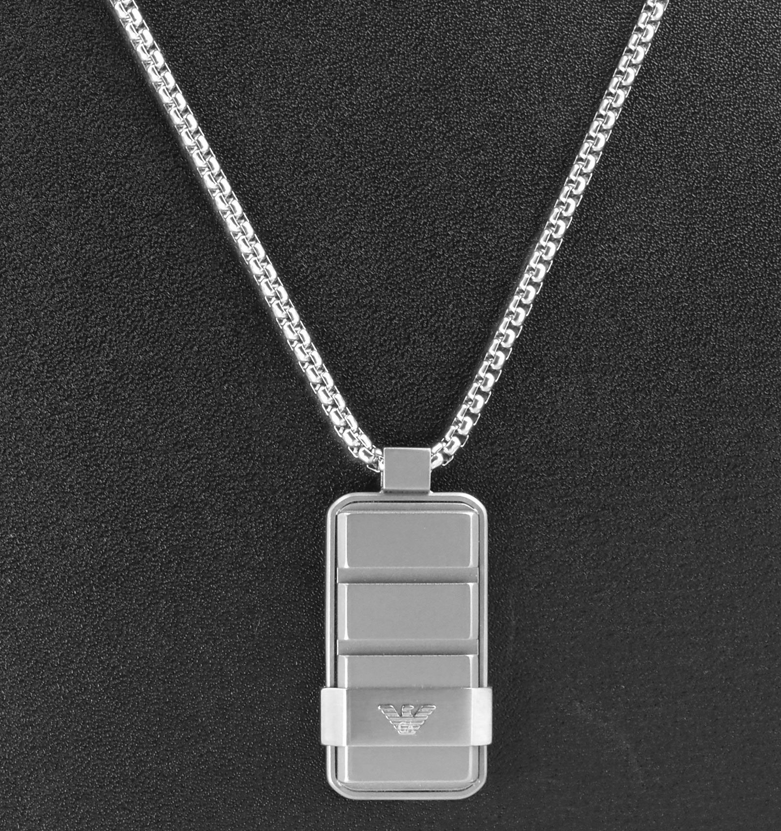 Emporio Armani Gliederkette EGS3078040 Herrenkette Dog Tag günstig online kaufen