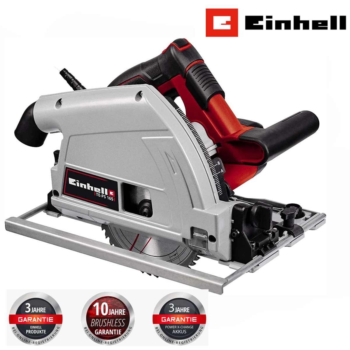 Einhell Tauchsäge Tauchsäge TE-PS 165 1.200 Watt inkl. 1 Hartmetall Sägeblatt