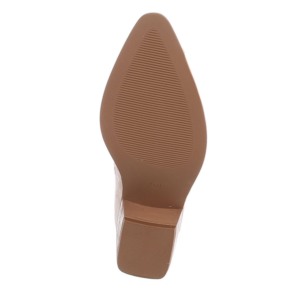 Ital-Design Damen Cowboyboots Western Sommerboots (88843670) Blockabsatz Stiefel in Rot