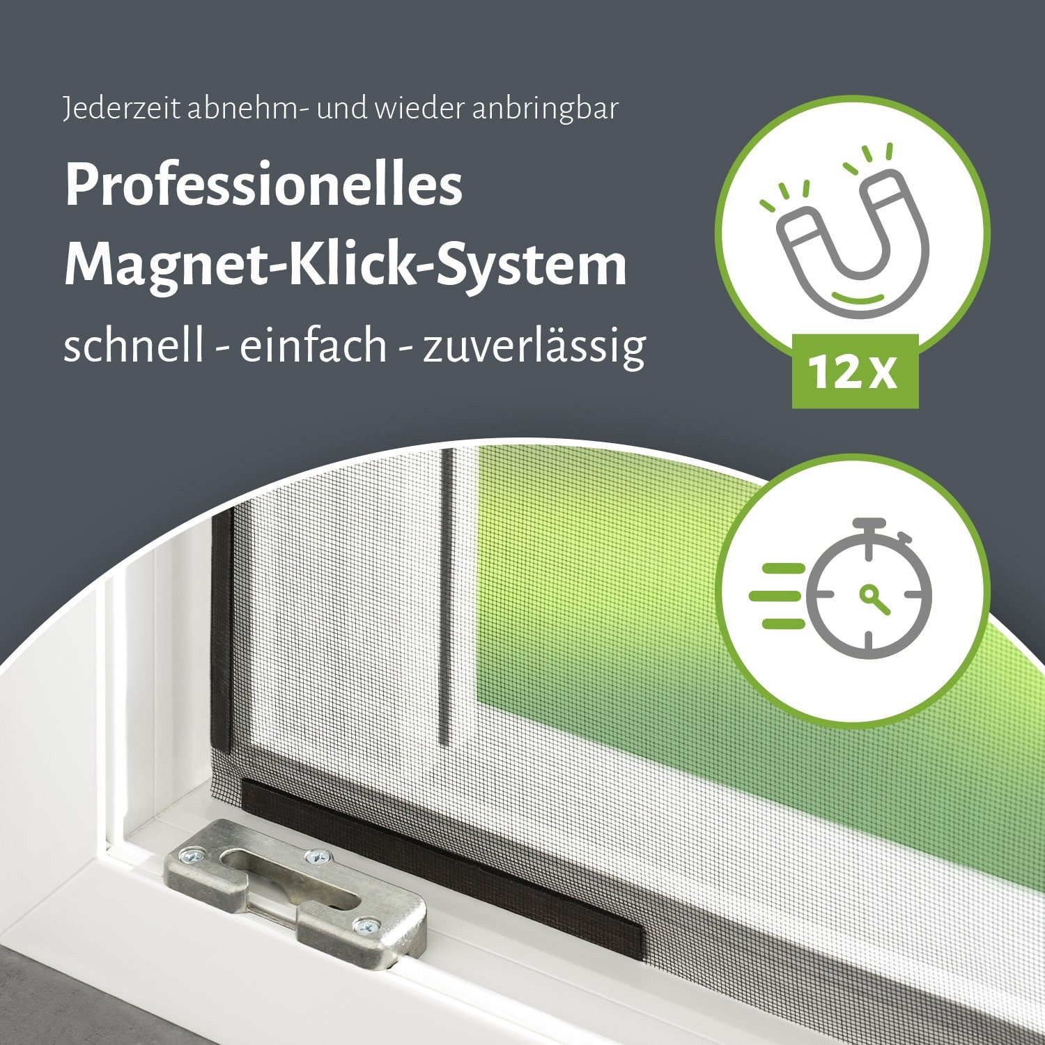 empasa Insektenschutz-Fensterrahmen DELUXE, Fliegengitter Magnetfenster "DE günstig online kaufen