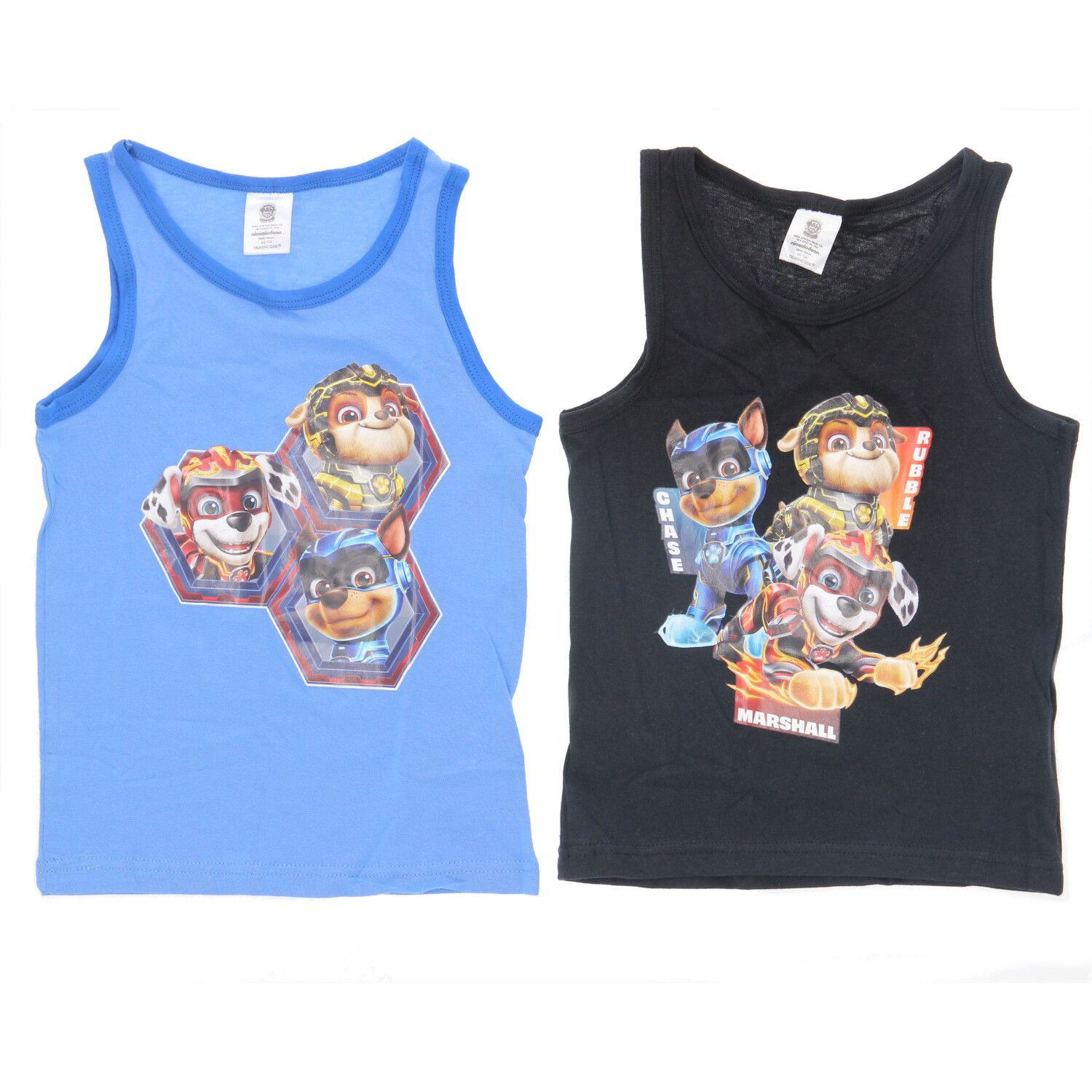 PAW PATROL Unterhemd Paw Patrol Unterhemd Shirt 2er Pack 100% Baumwolle Unterwäsche