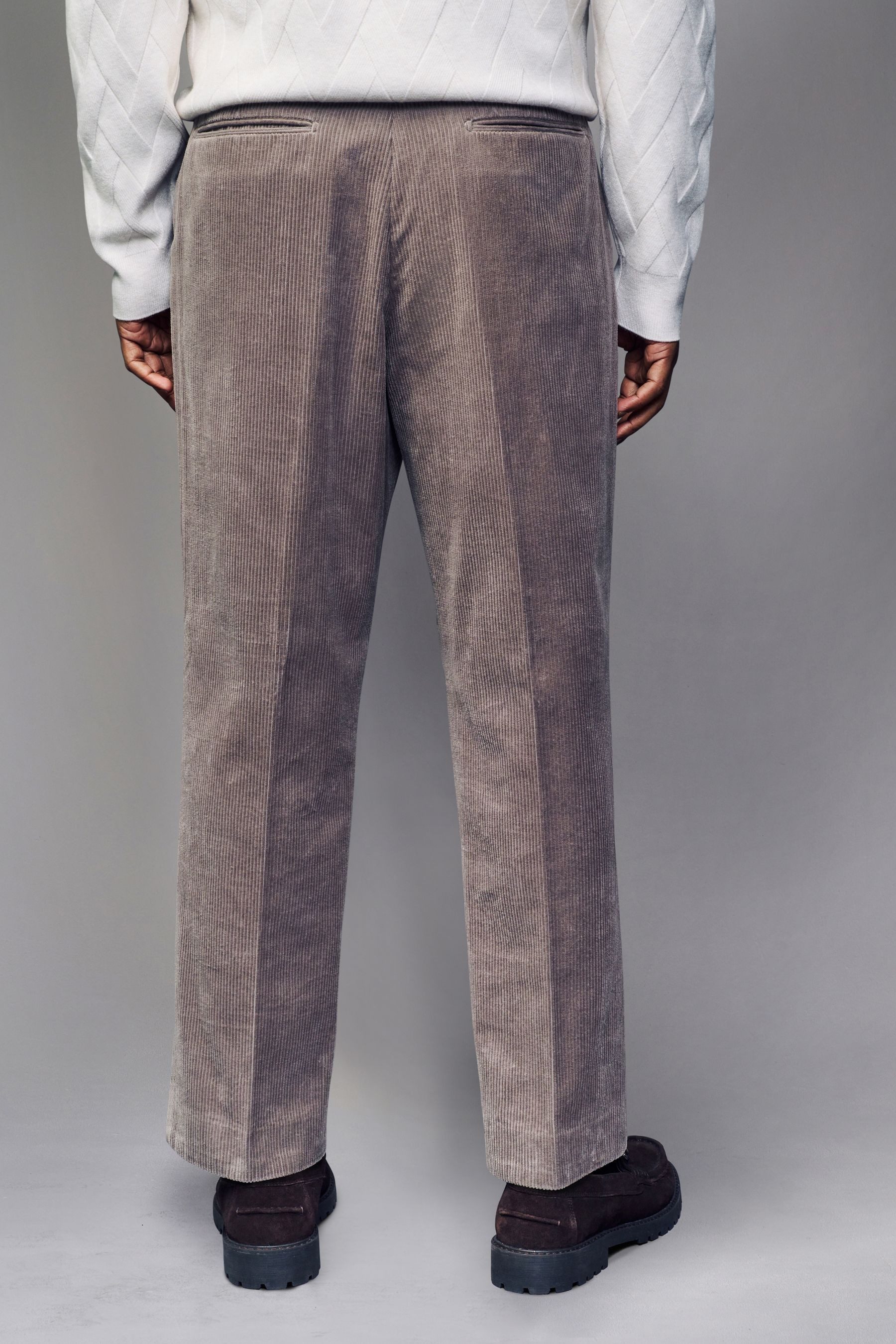 Next Anzughose Straight Fit Cord-Anzughose 100 % günstig online kaufen