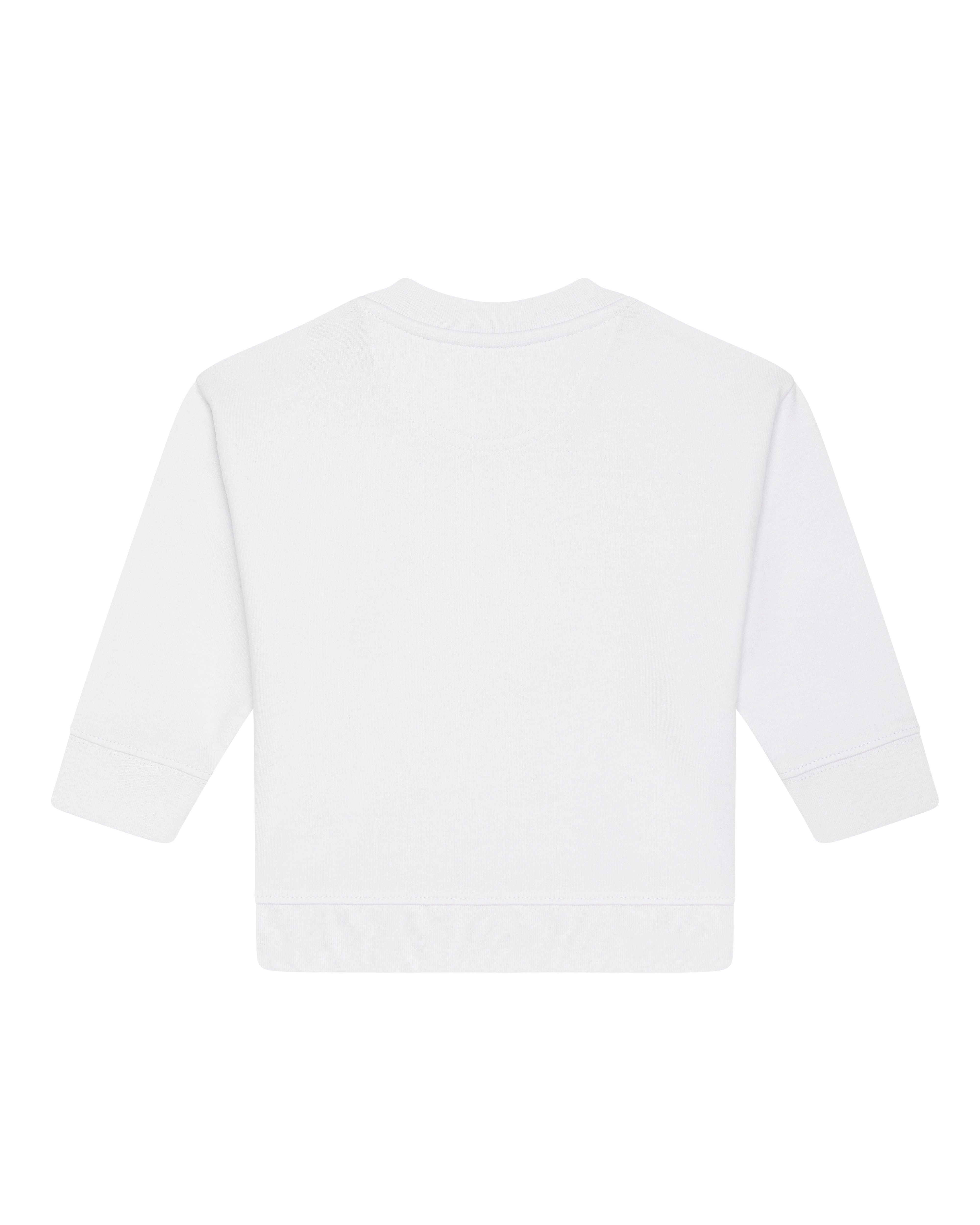 Sitztgut Sweatshirt Baby Sweatshirt aus Bio-Baumwolle (1-tlg) Schulterknopfleiste mit Druckknöpfen