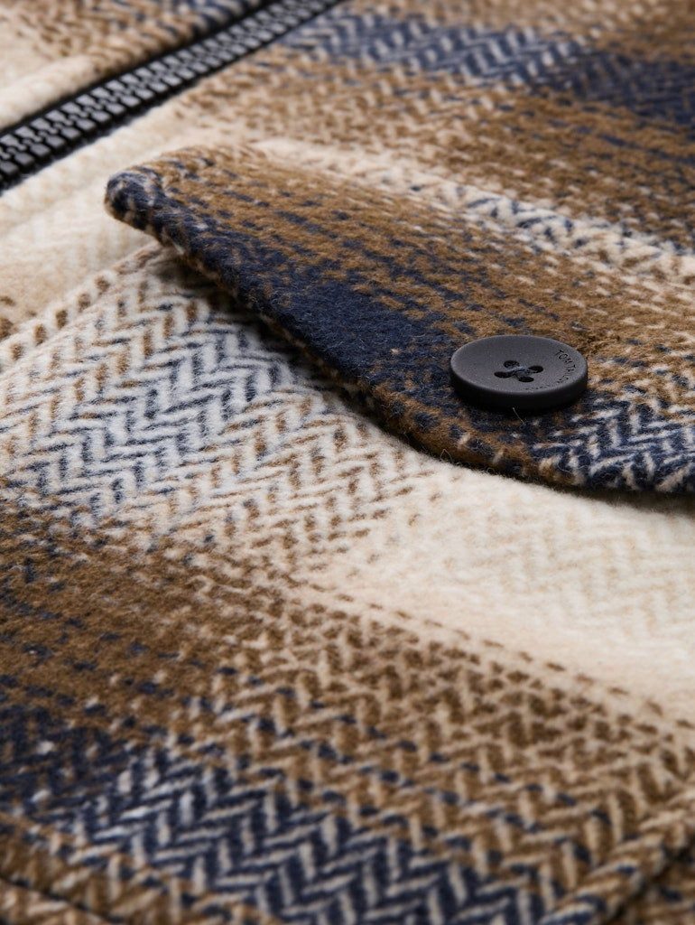 TOM TAILOR Sweatshirt Hemdjacke Aus einem günstig online kaufen