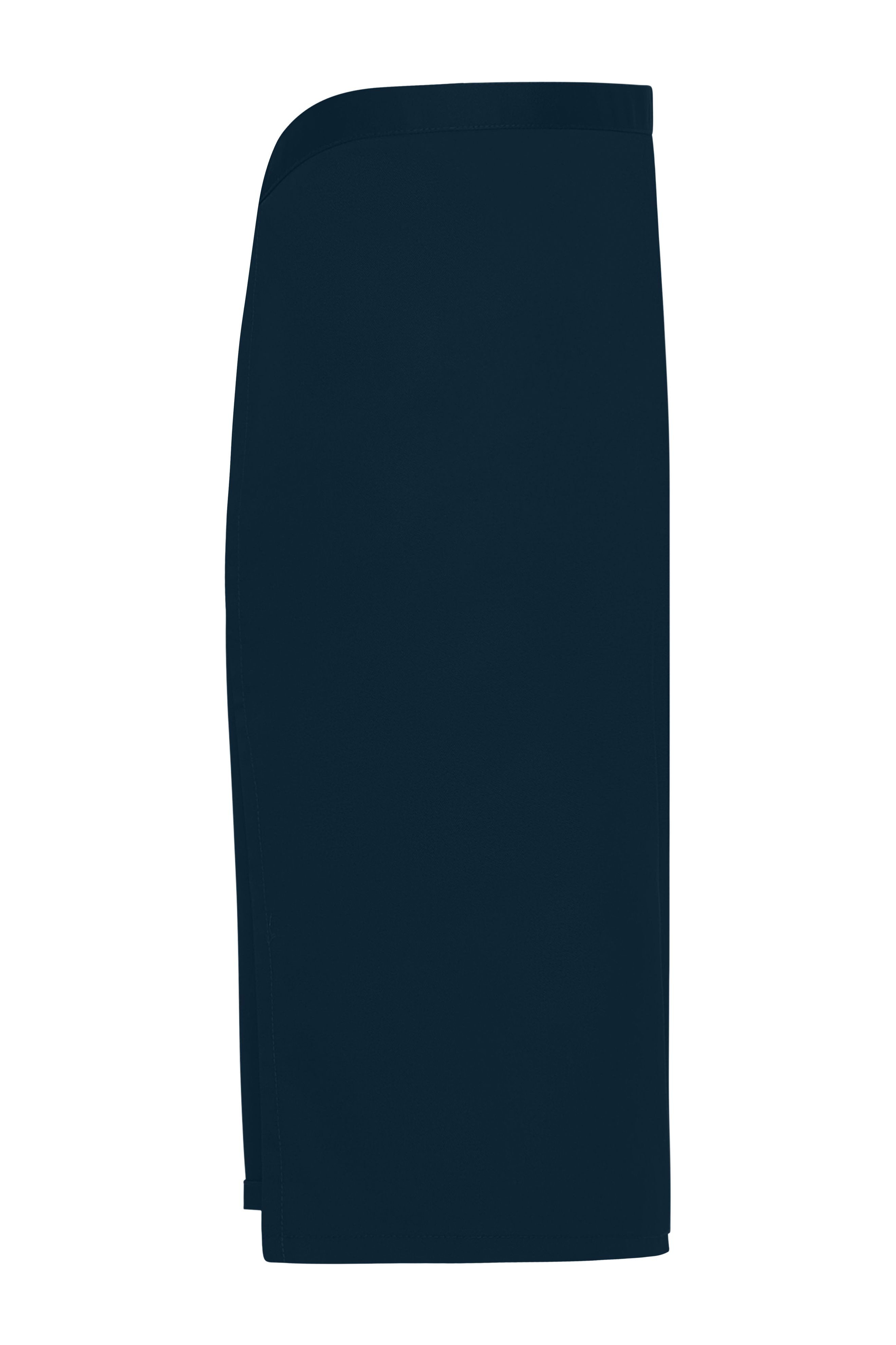 Daiber Kochschürze Kurze Bistroschürze durchgehendes Bindeband ⚥ One Size navy, (1-tlg), durchgehendes Bindeband