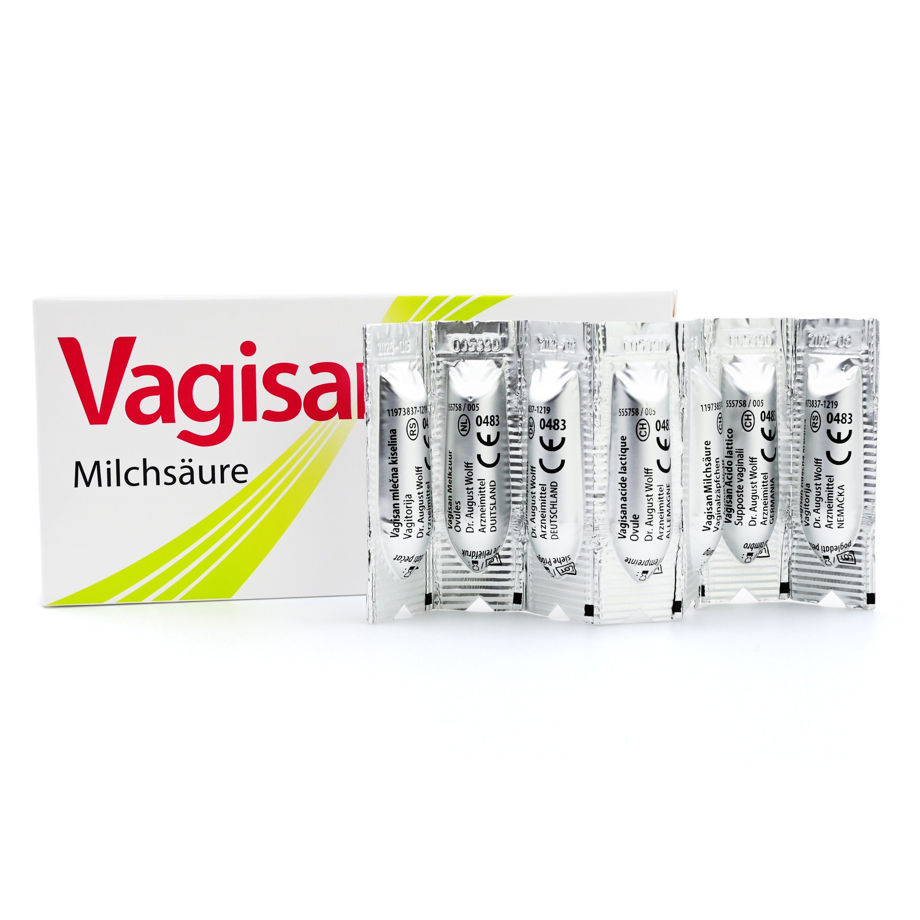 Milchsäure Vaginalzäpfchen, VAGISAN St 7 Intimpflege Vagisan