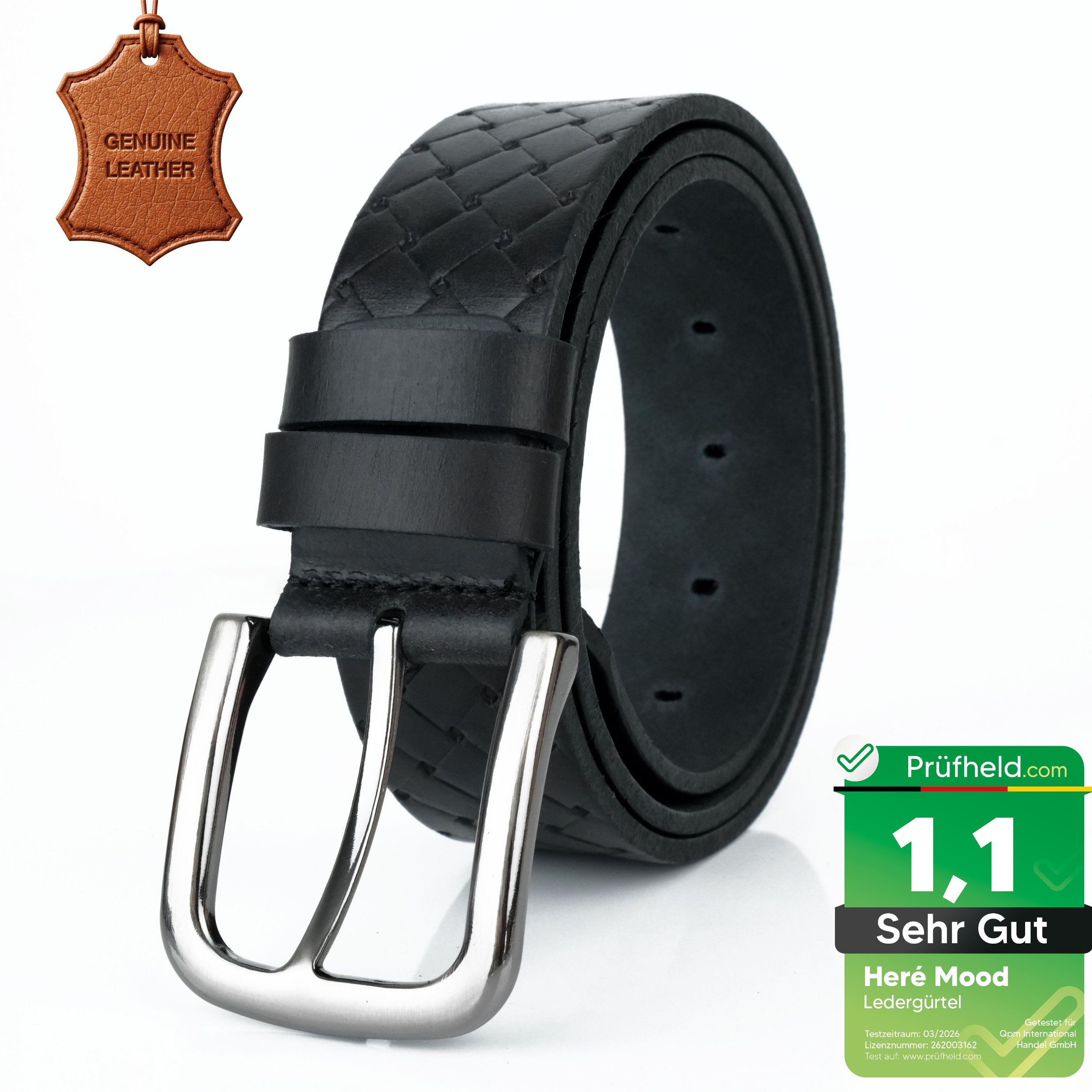 herémood Ledergürtel Gürtel Herren 4cm breit Ledergürtel Jeans Premium Gesc günstig online kaufen