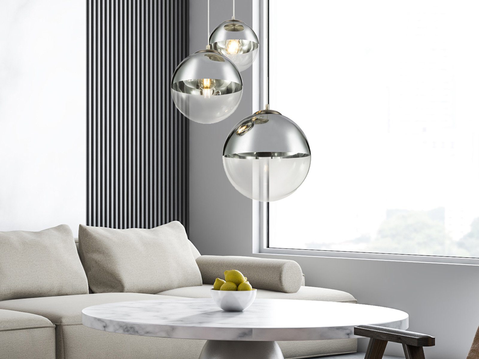 GLOBO LIGHTING LED Pendelleuchte, LED wechselbar, warmweiß, ausgefallene Cl günstig online kaufen