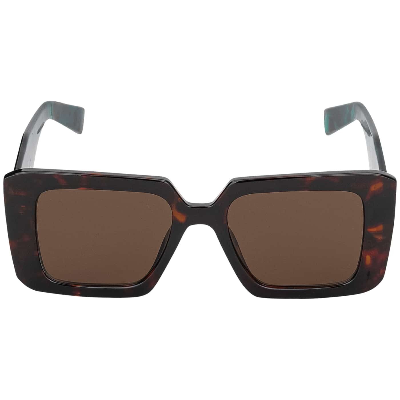 Designer BEZLIT Eyewear Blau Rundglas Schwarzen Damen (1-St) Braun, und Sonnenbrille Linsen mit Braun-Grün Retrosonnenbrille