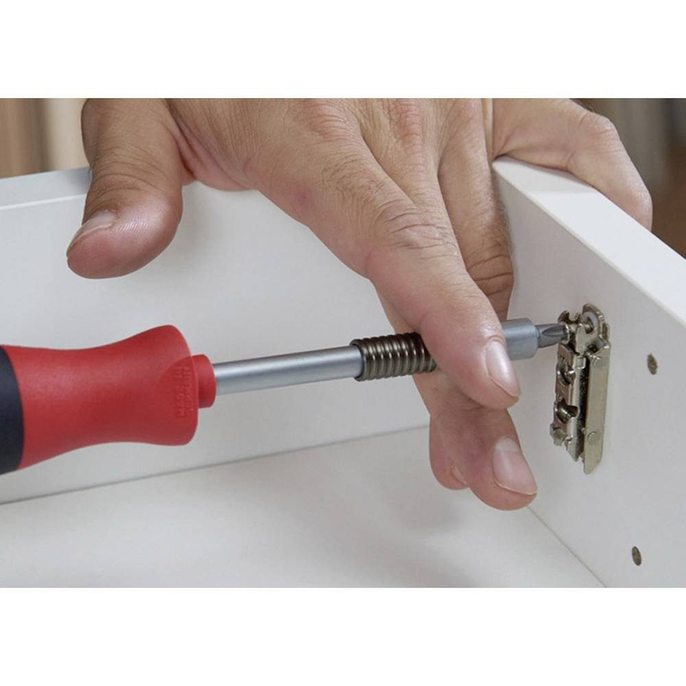 Wiha Bit-Schraubendreher Schraubendreher mit Bit Magazin LiftUp 26one® 43895, inkl. Bit-Set