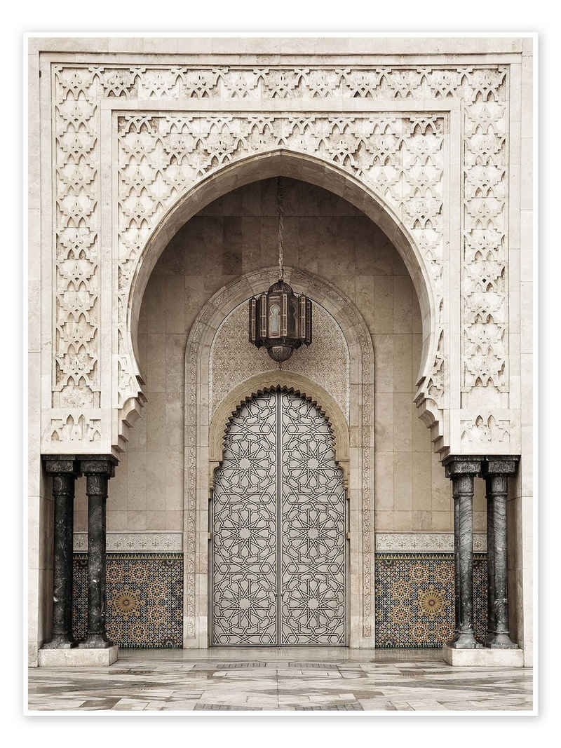 Posterlounge Poster Art Couture, Moschee-Detail in Marokko, Fotografie